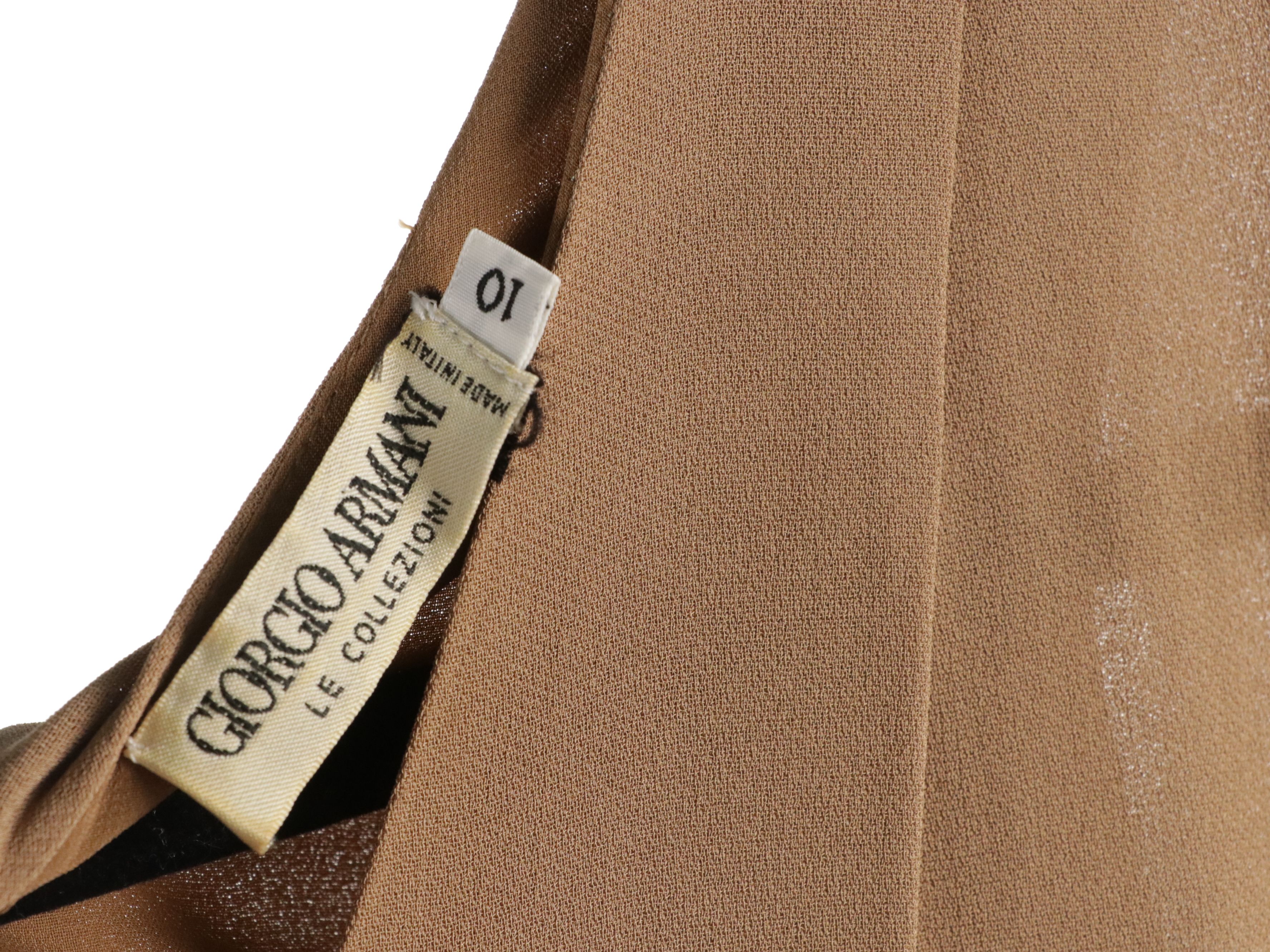 Giorgio Armani Le Collezioni Sleeveless Dress and Top, Pants, and Jacket