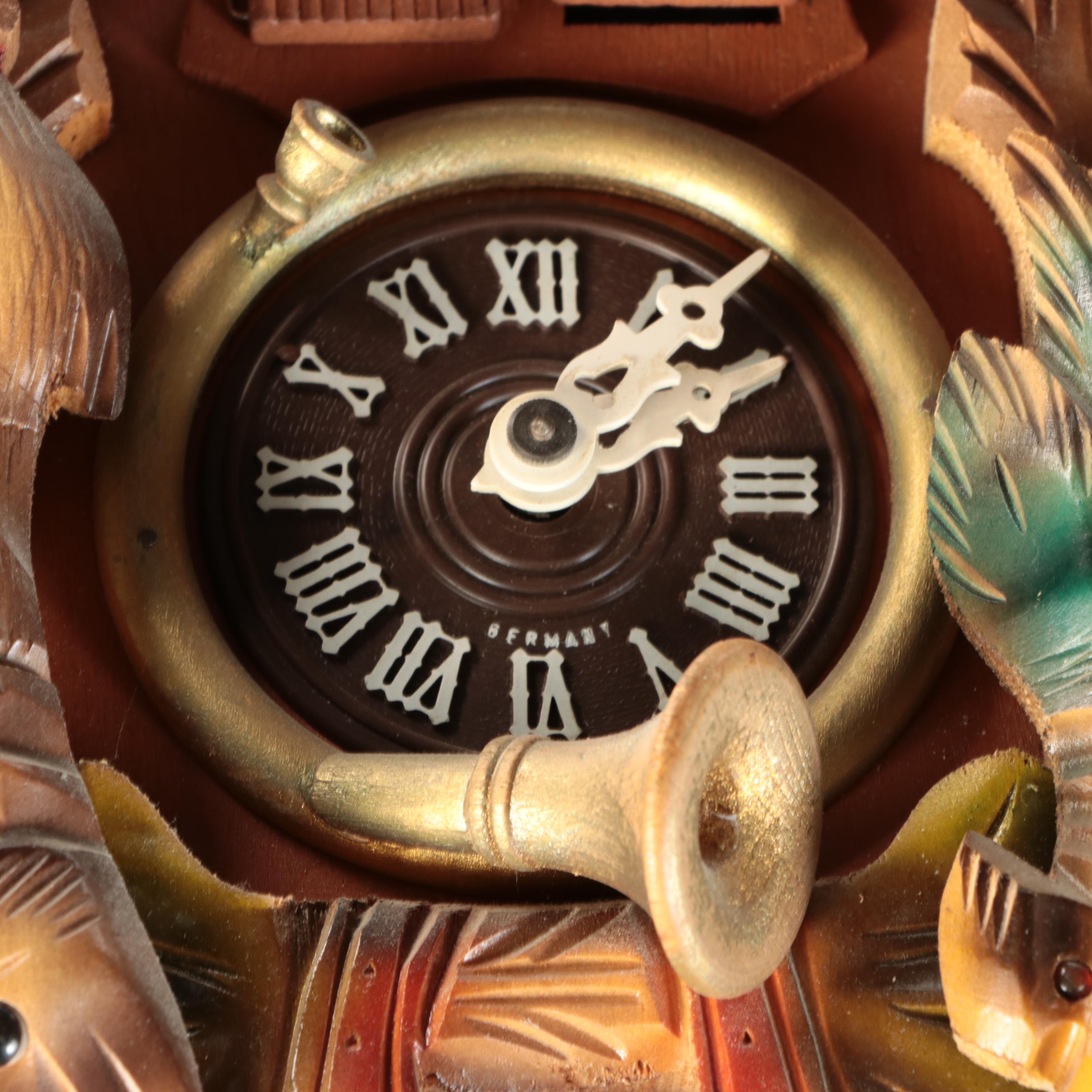 German Black Forest Style Wall Hanging Cuckoo Clock