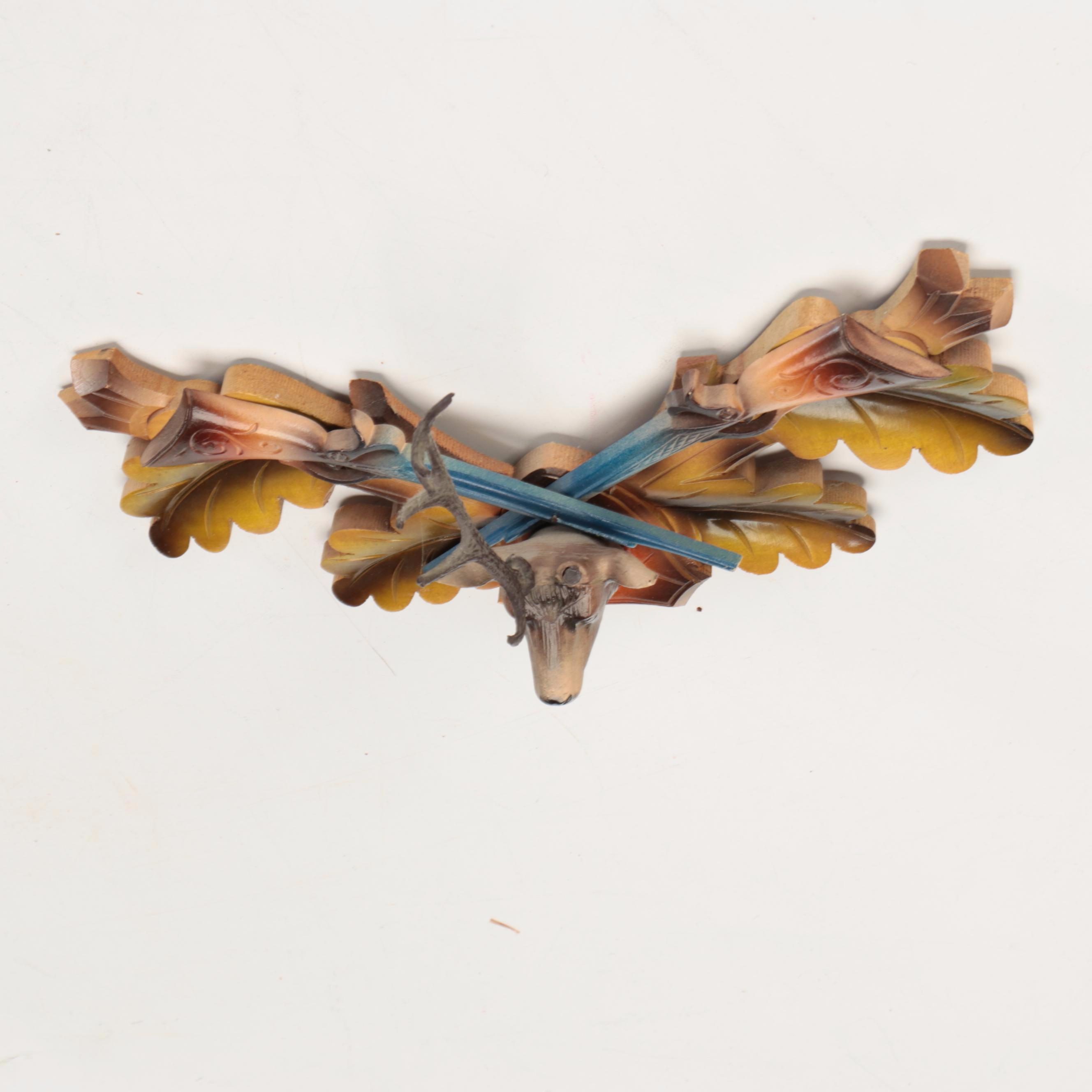 German Black Forest Style Wall Hanging Cuckoo Clock