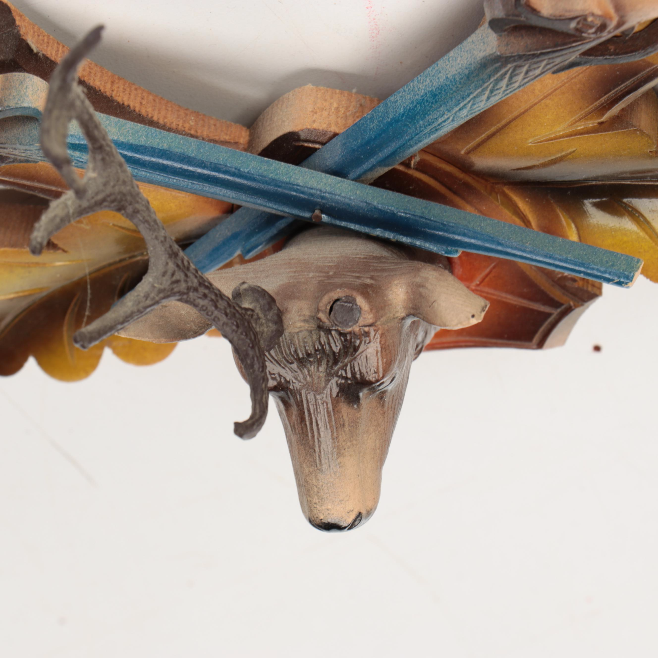 German Black Forest Style Wall Hanging Cuckoo Clock