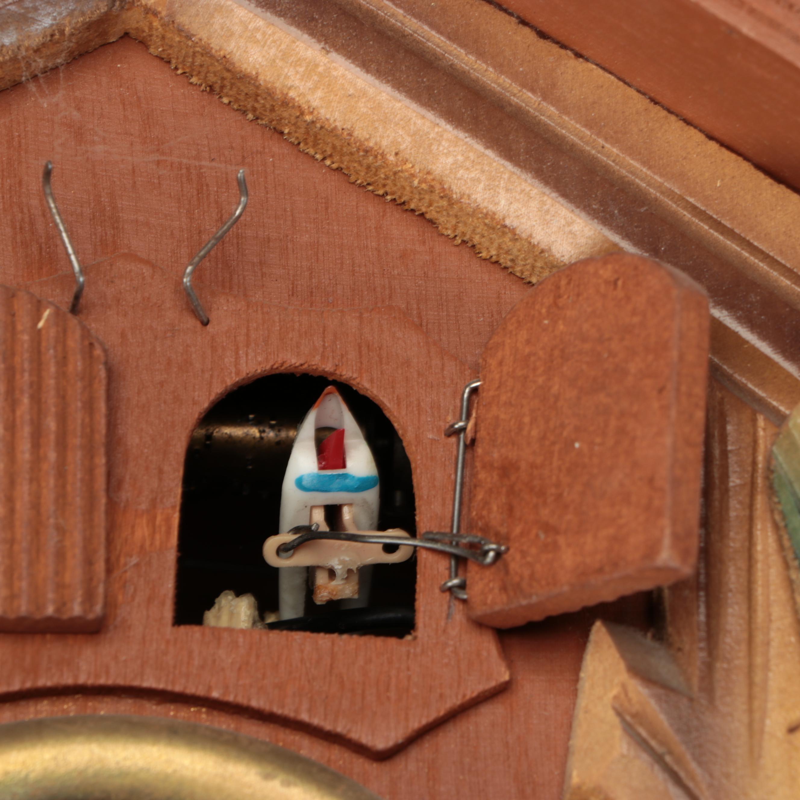 German Black Forest Style Wall Hanging Cuckoo Clock