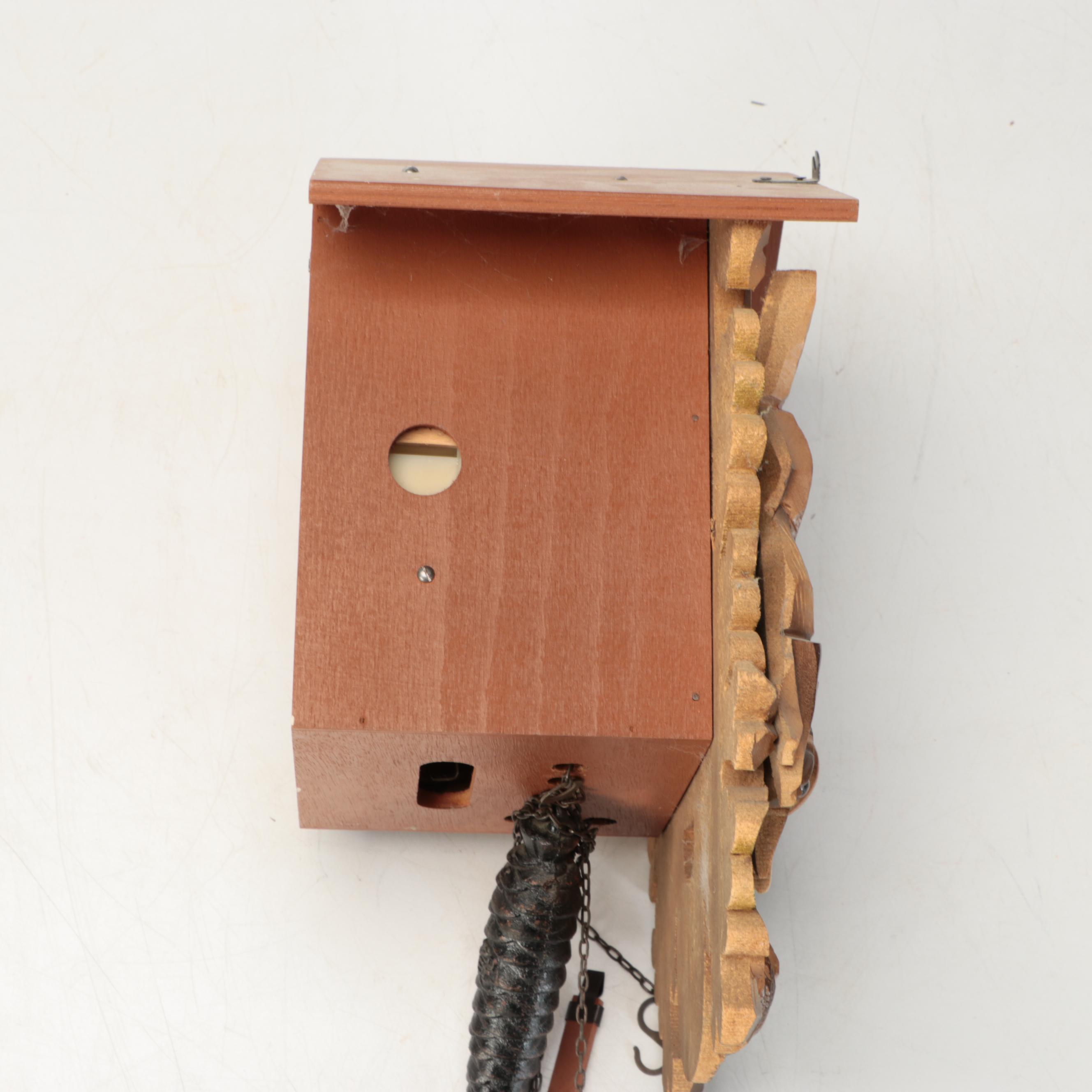 German Black Forest Style Wall Hanging Cuckoo Clock