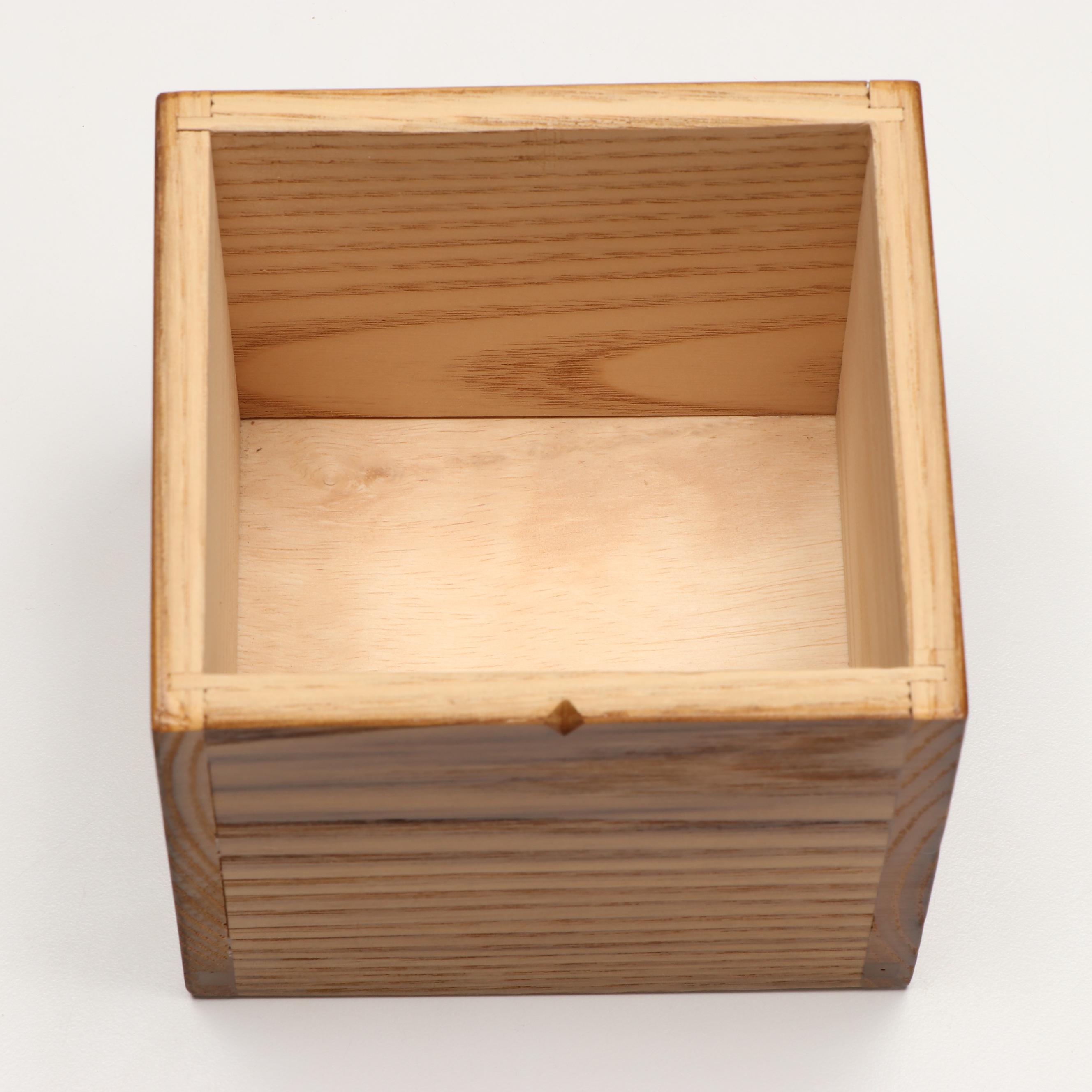 Signed Studio Inlaid Wood Boxes by W.M. Hergenroeder