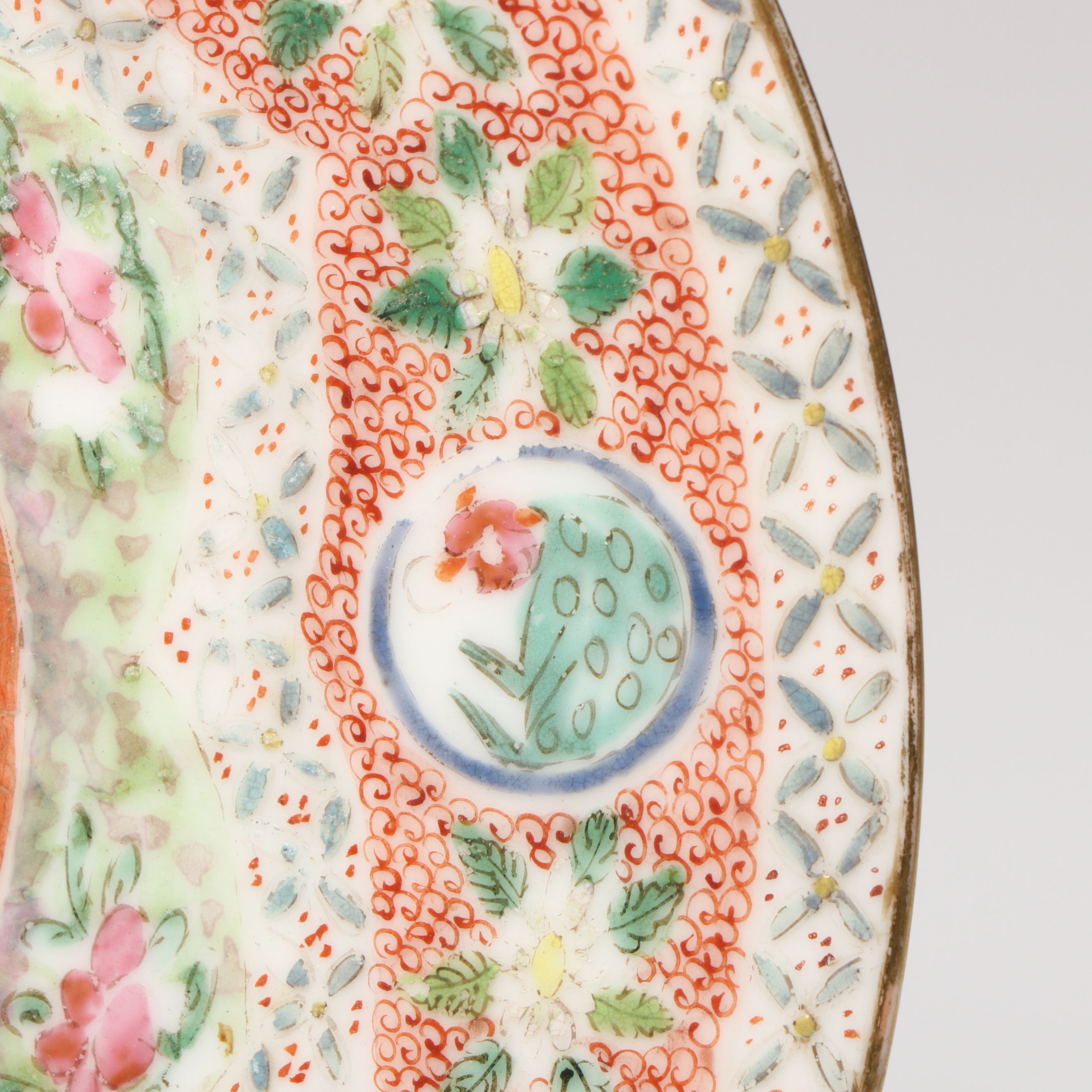 Chinese Export Famille Verte Porcelain Plates