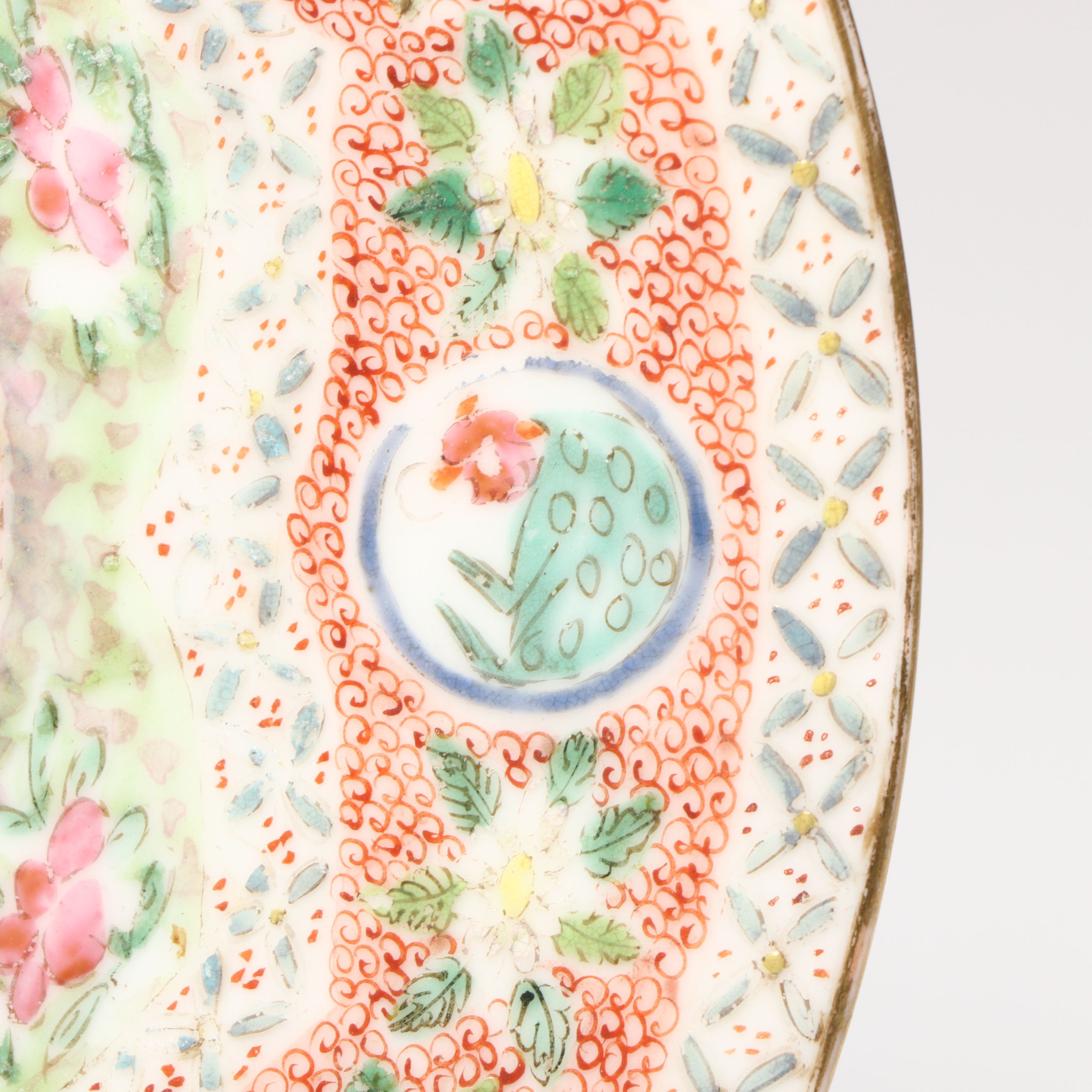Chinese Export Famille Verte Porcelain Plates