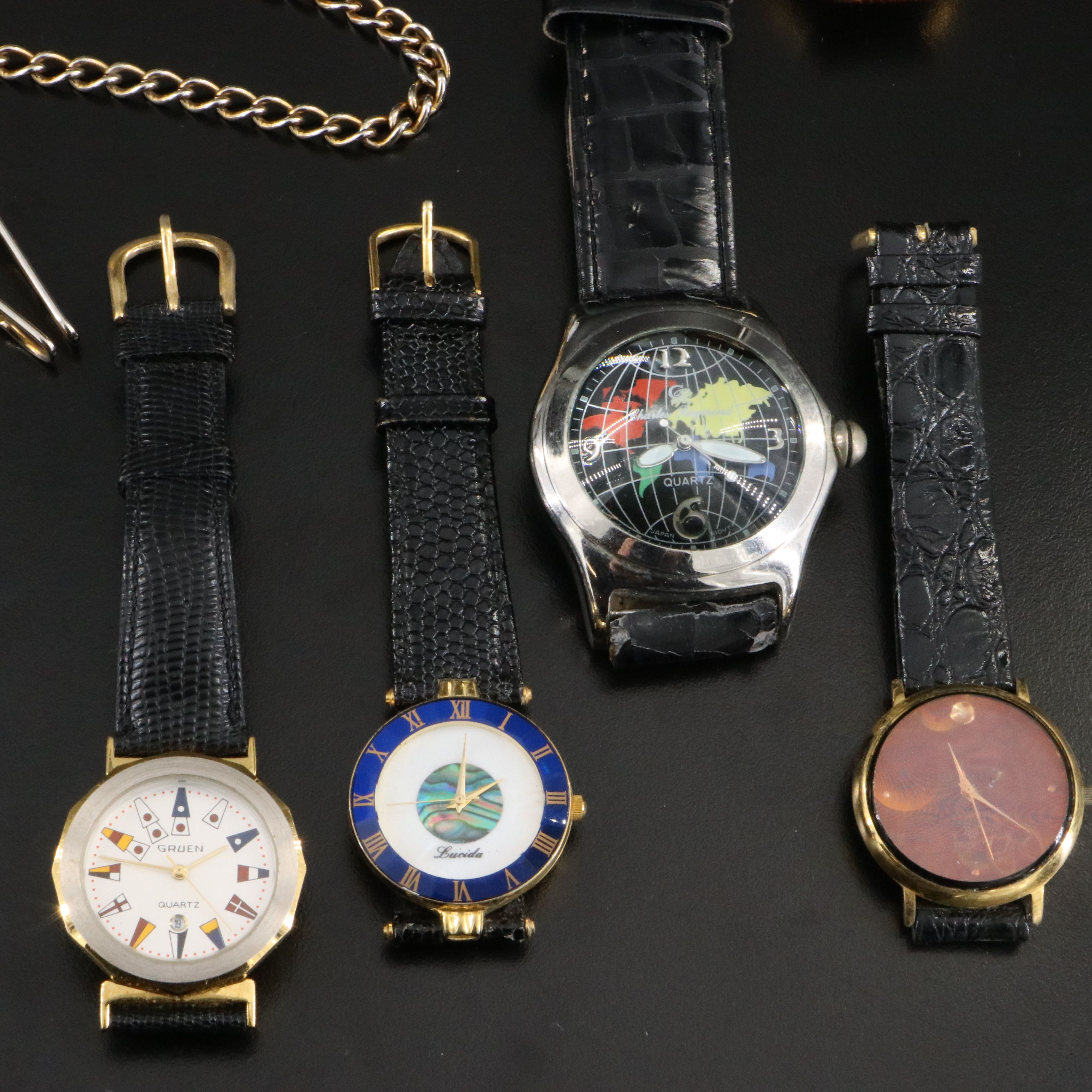 Collection of Watches Featuring Perry Ellis and Charles Raymond