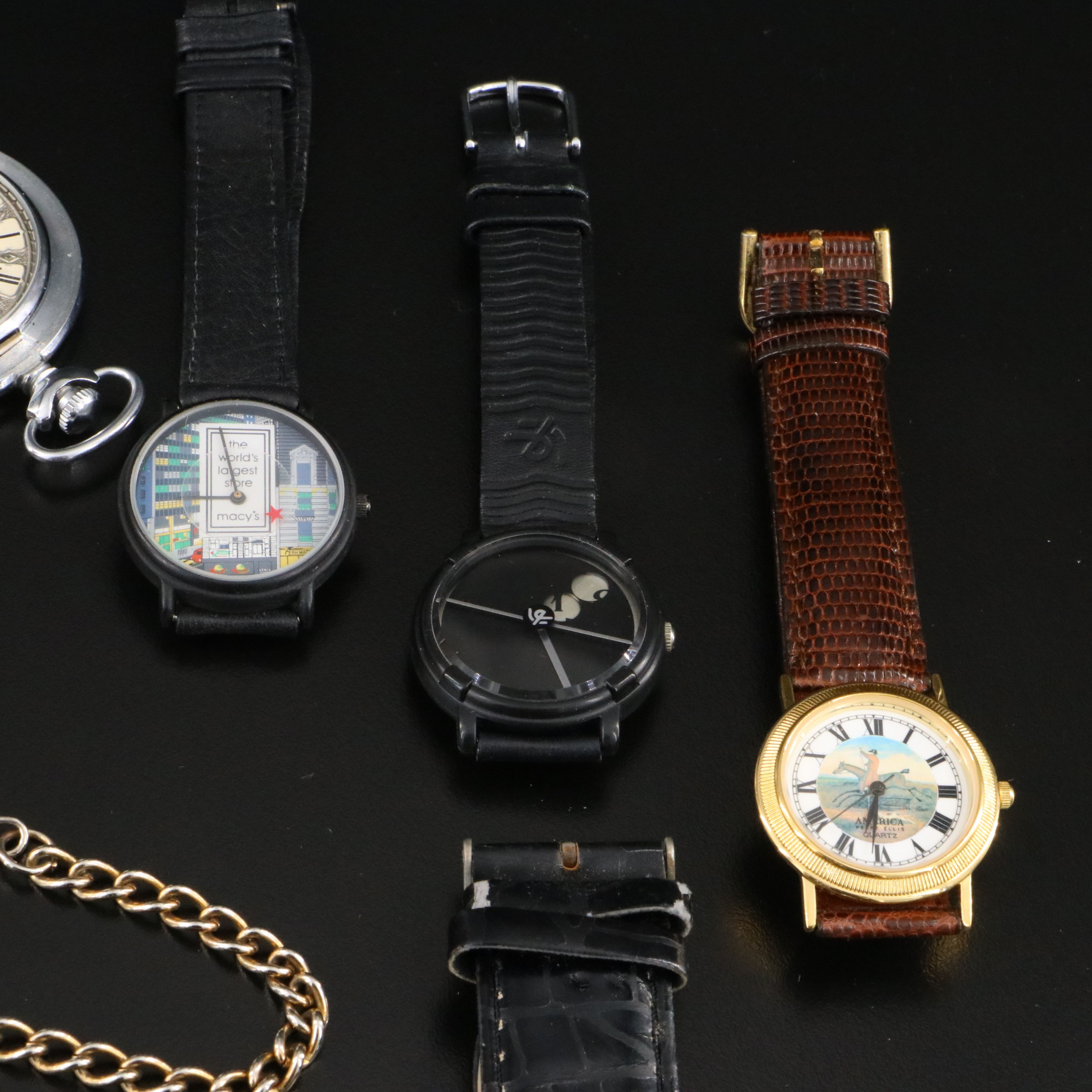 Collection of Watches Featuring Perry Ellis and Charles Raymond