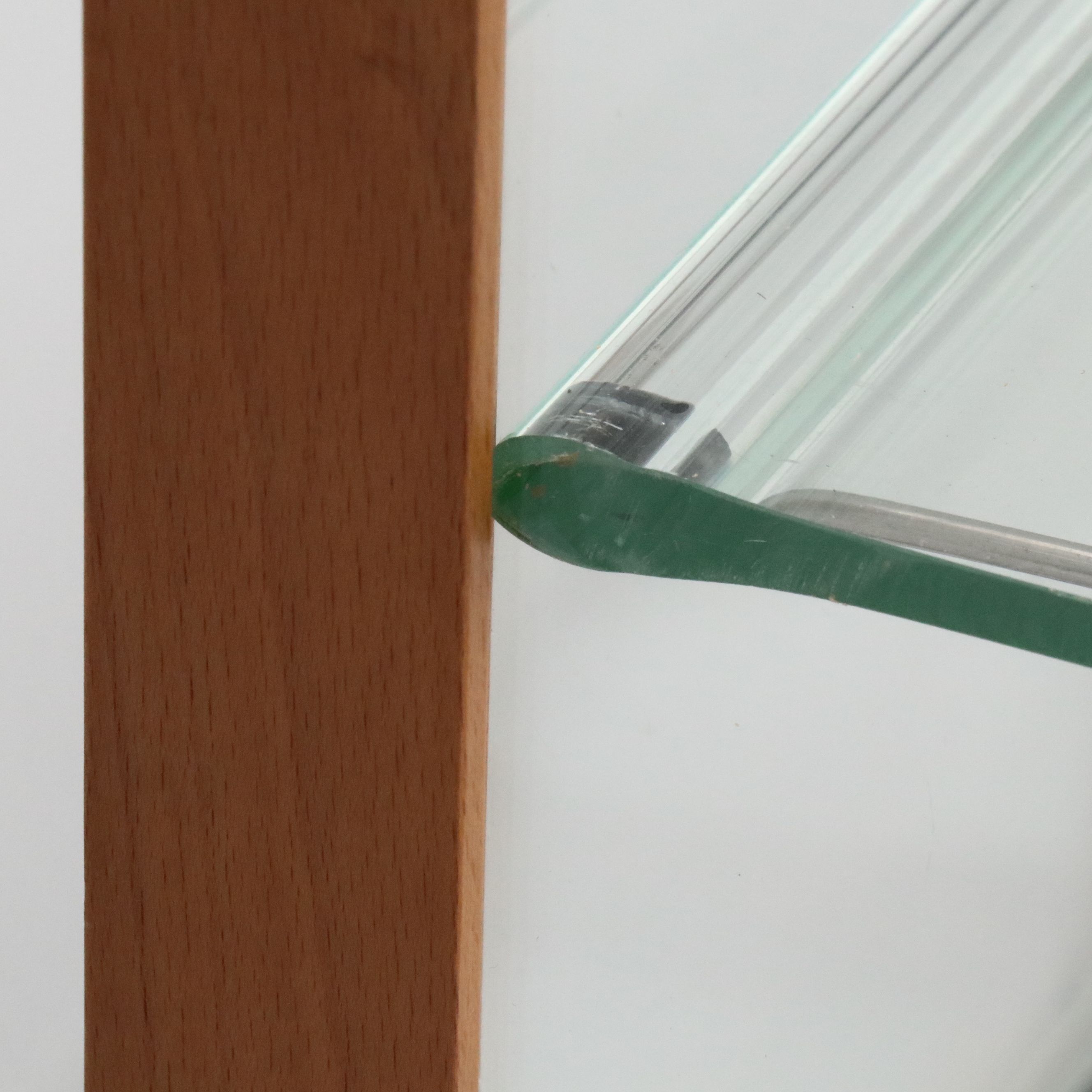 The Waddell Co. Art Deco Style Wood and Glass Display Cabinets