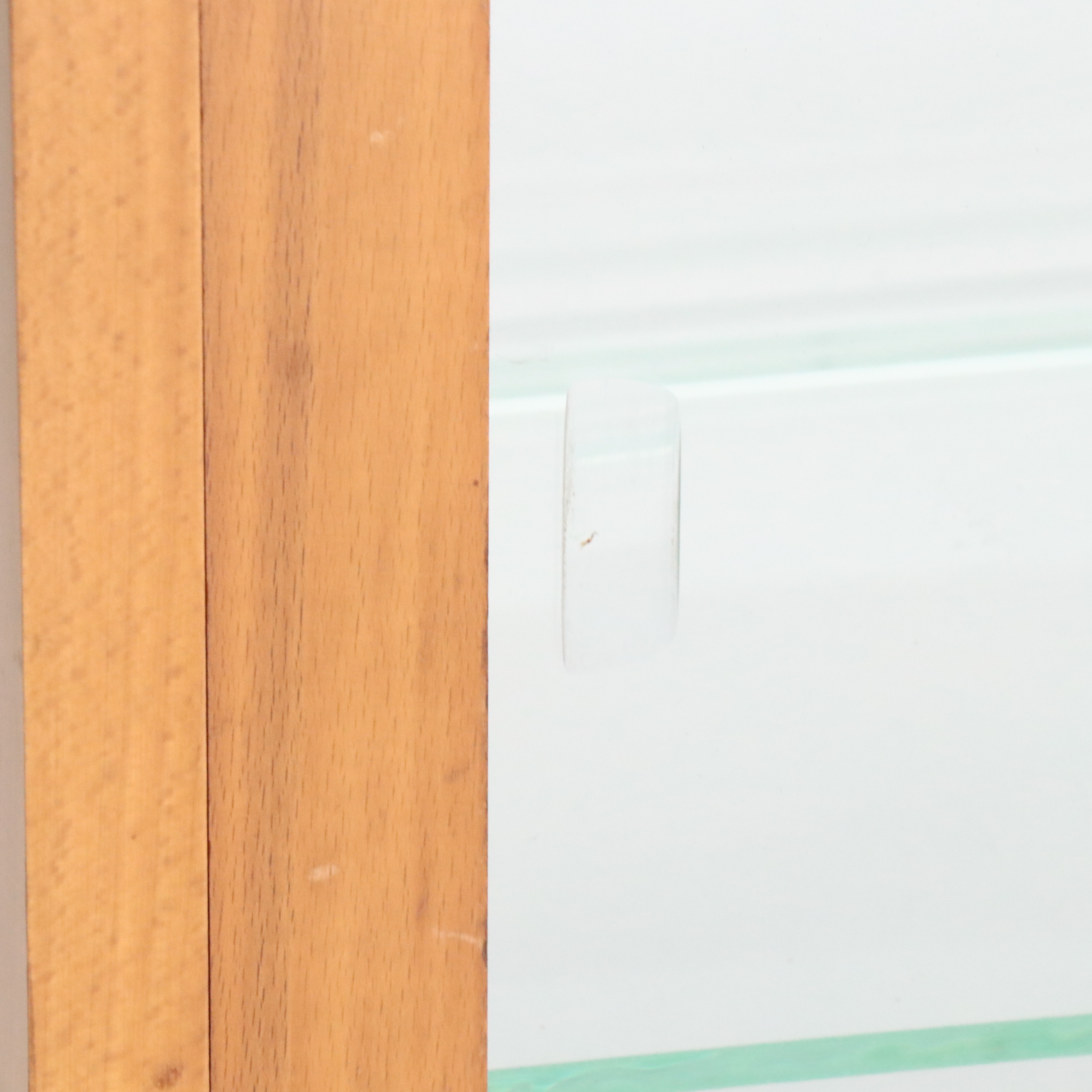 The Waddell Co. Art Deco Style Wood and Glass Display Cabinets