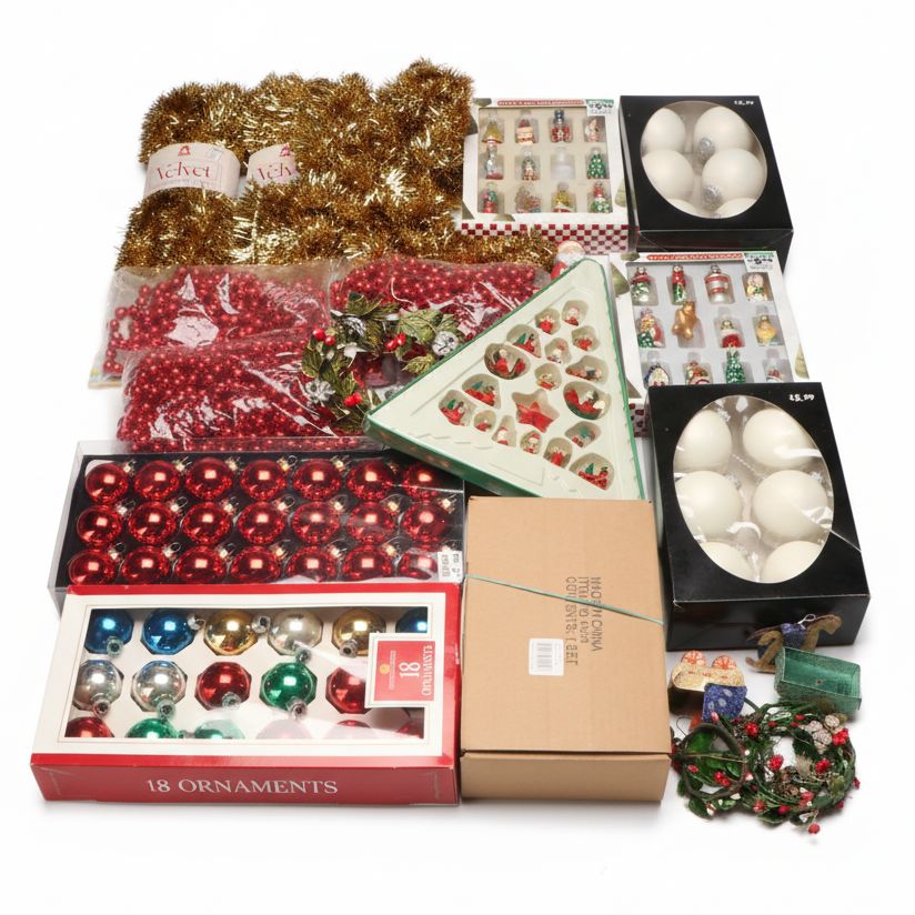 Pier 1, Christmas on Main Street with Other Christmas Ornaments and Garland