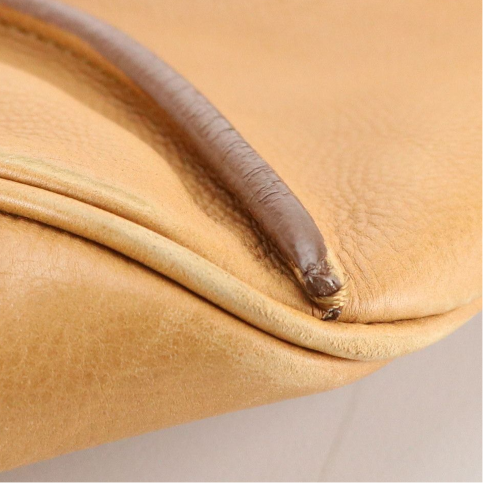 Celine Flap-Lock Handbag in Tan Calfskin Leather
