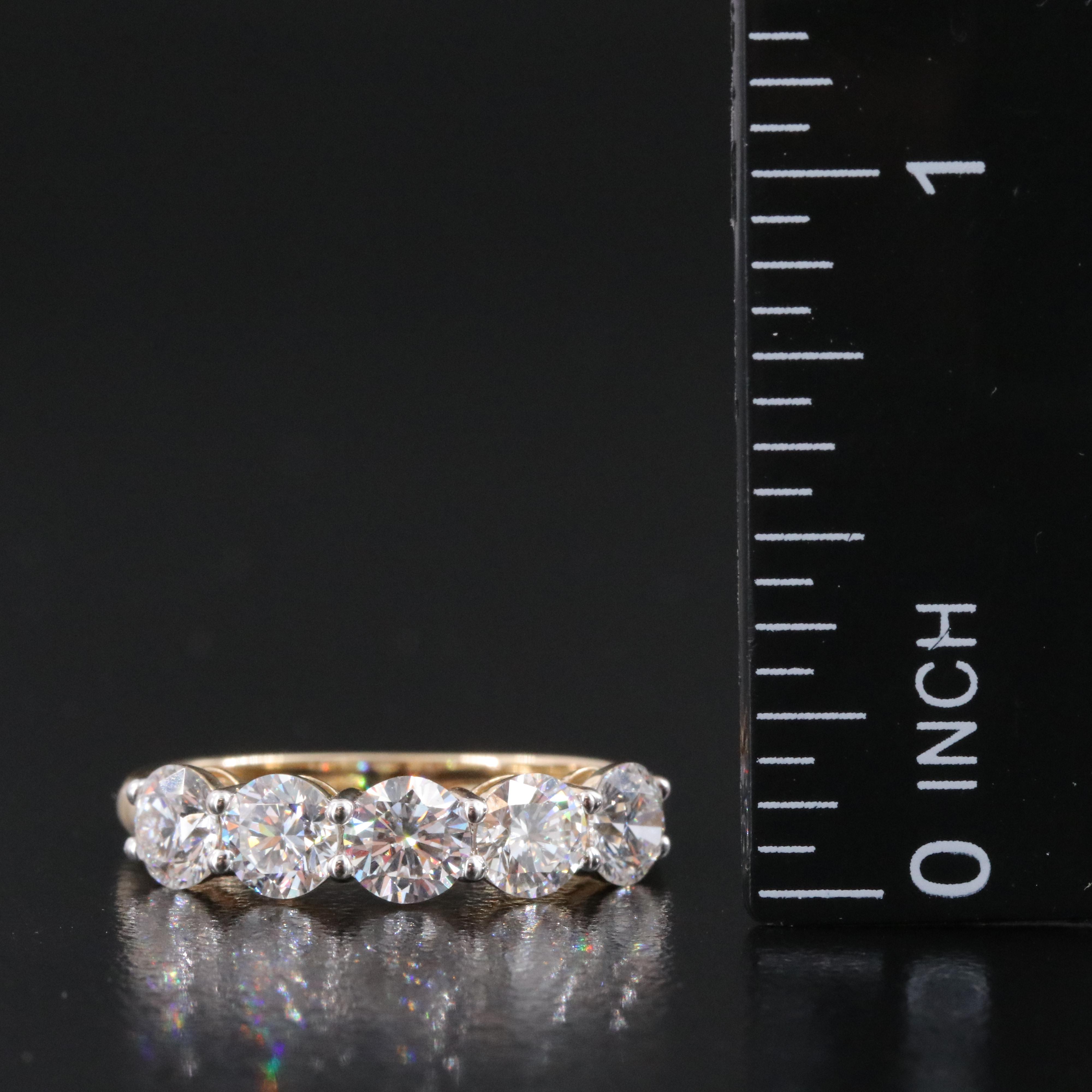 14K 1.82 CTW Lab Grown Diamond Band