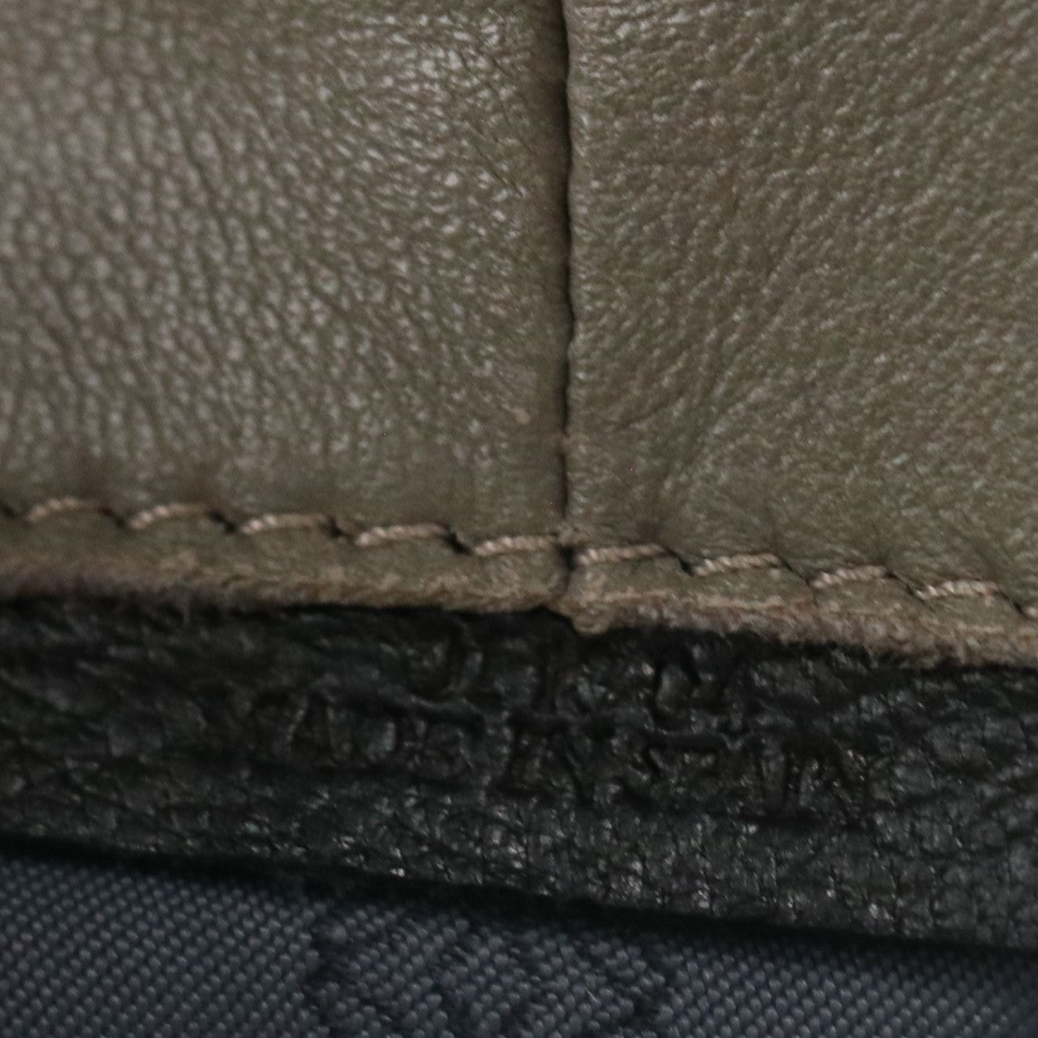 Loewe Anagram Embossed Aire Handbag in Glittery Patent and Calfskin Leather