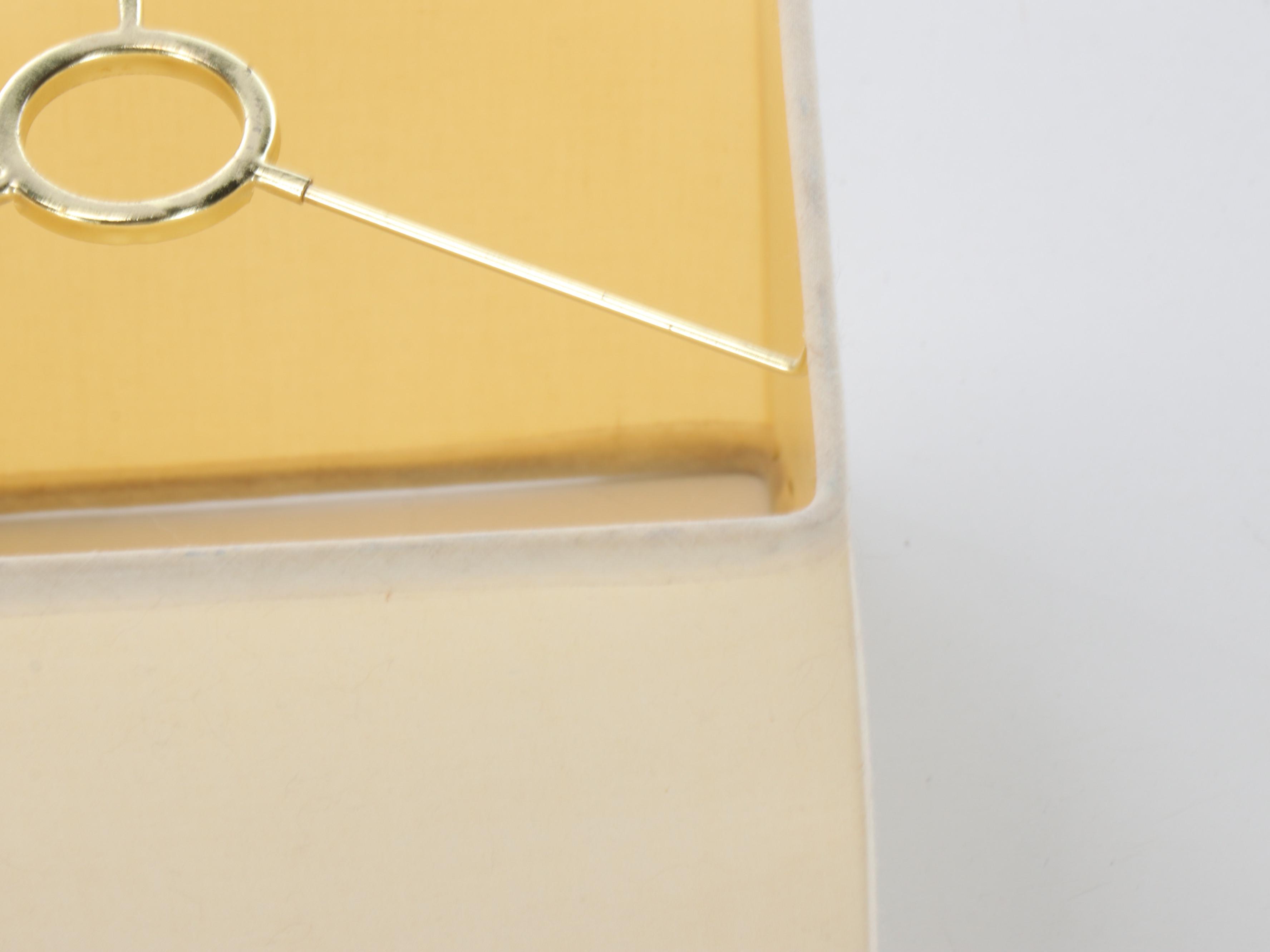 Postmodern Style Bridge Arm Metal Floor and Table Lamp and Drum Shades, 2001