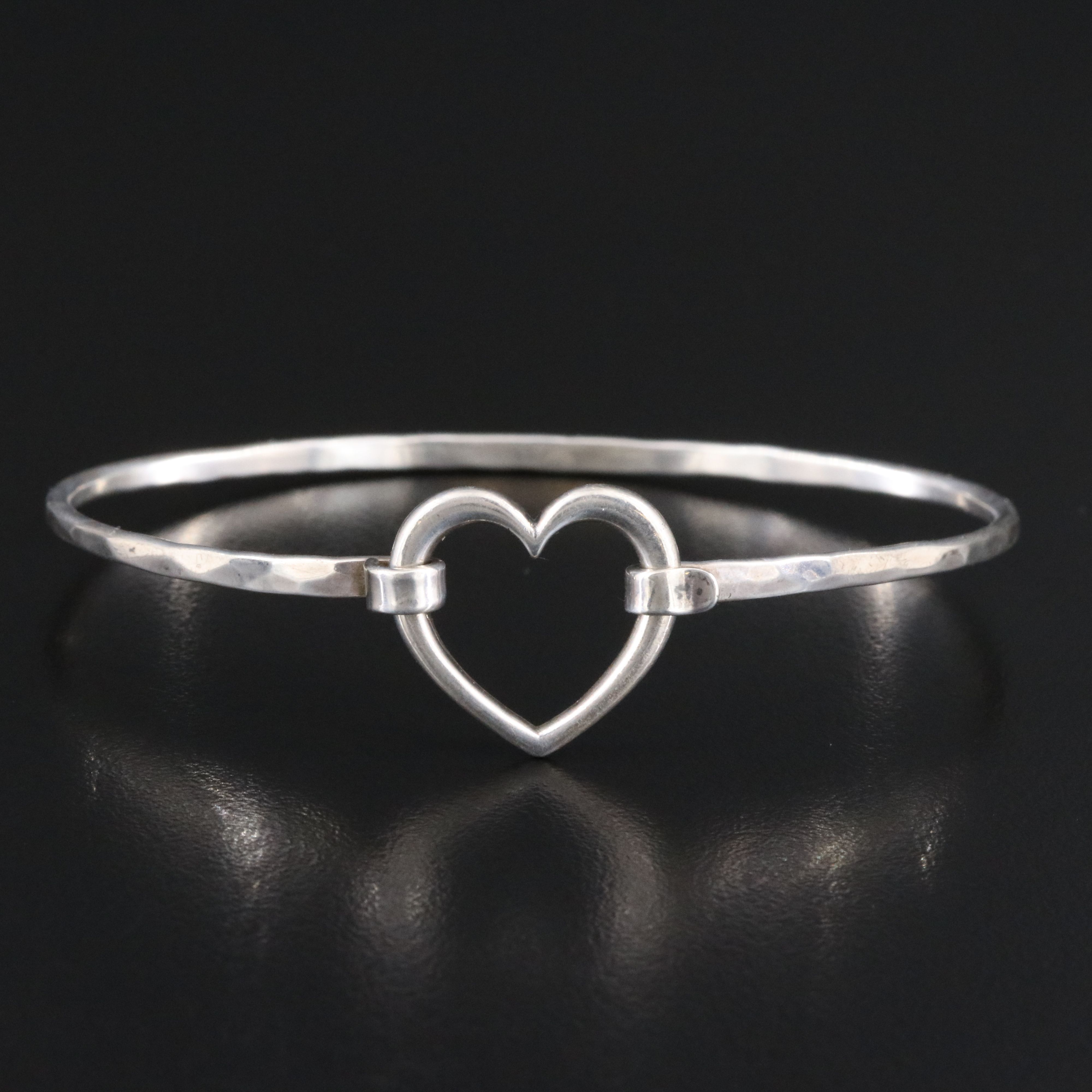 James Avery Sterling Heart Bracelet