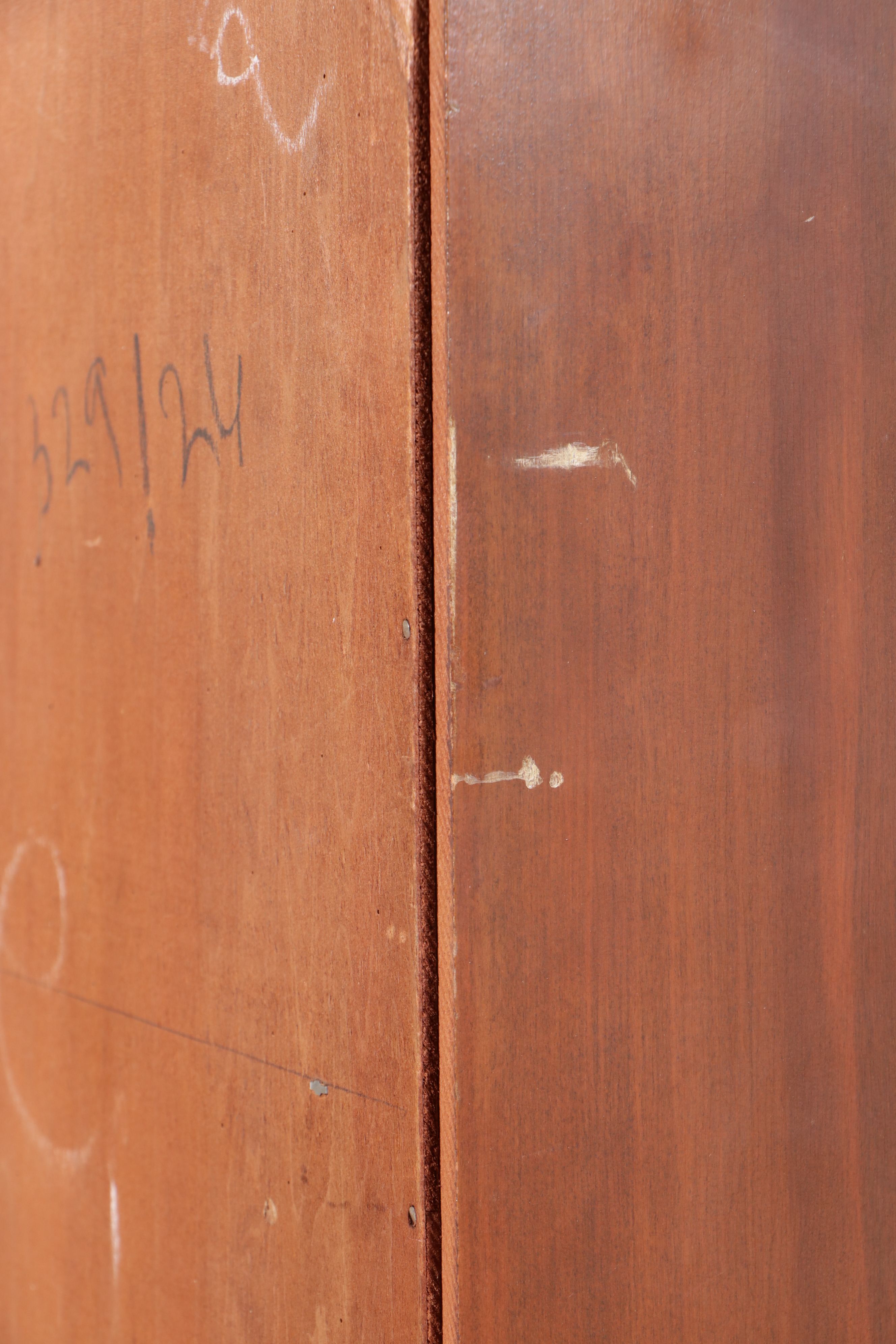 Queen Anne Style Mahogany Secretary Desk, Mid to Late 20th Century