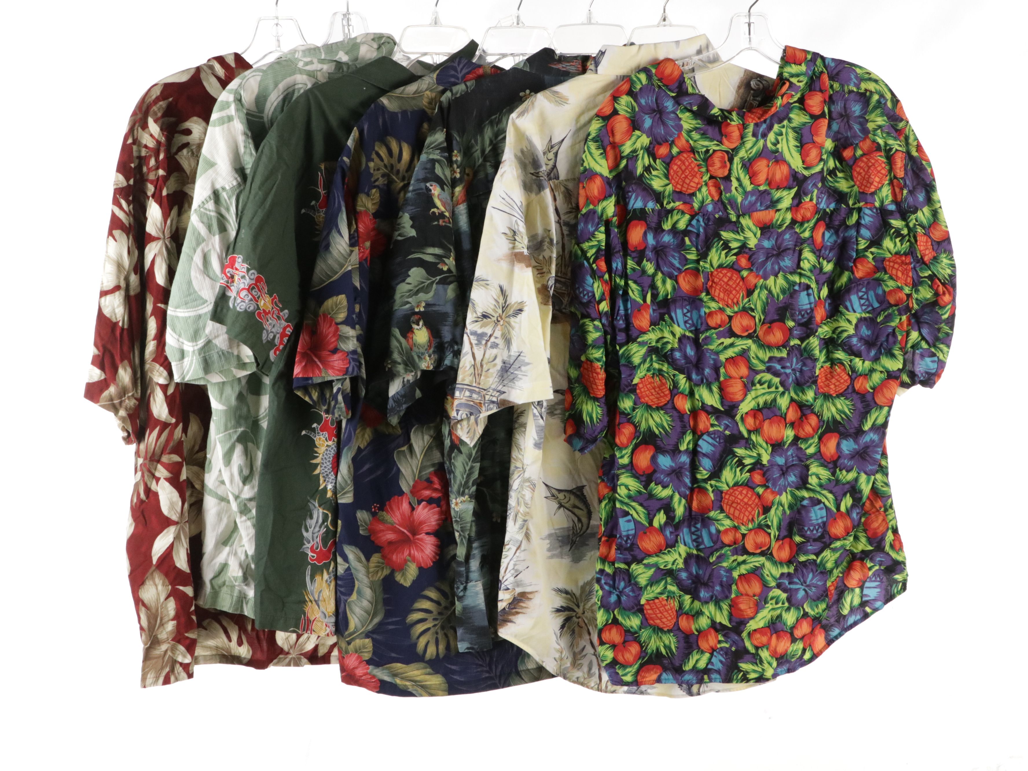 Men's Hawaiian Shirts Featuring Banana Cabana, Bimini Bay, Gap, and More