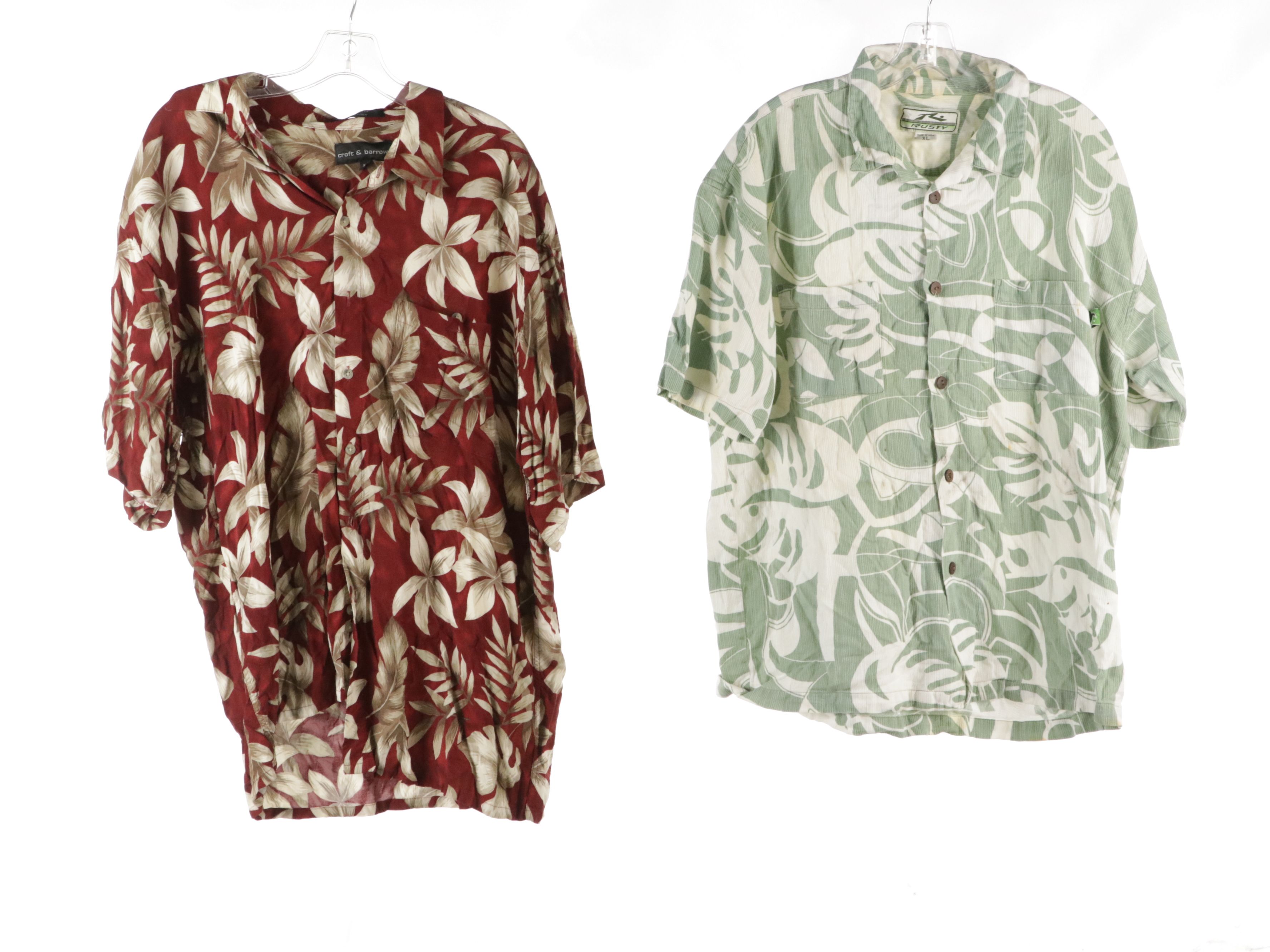 Men's Hawaiian Shirts Featuring Banana Cabana, Bimini Bay, Gap, and More