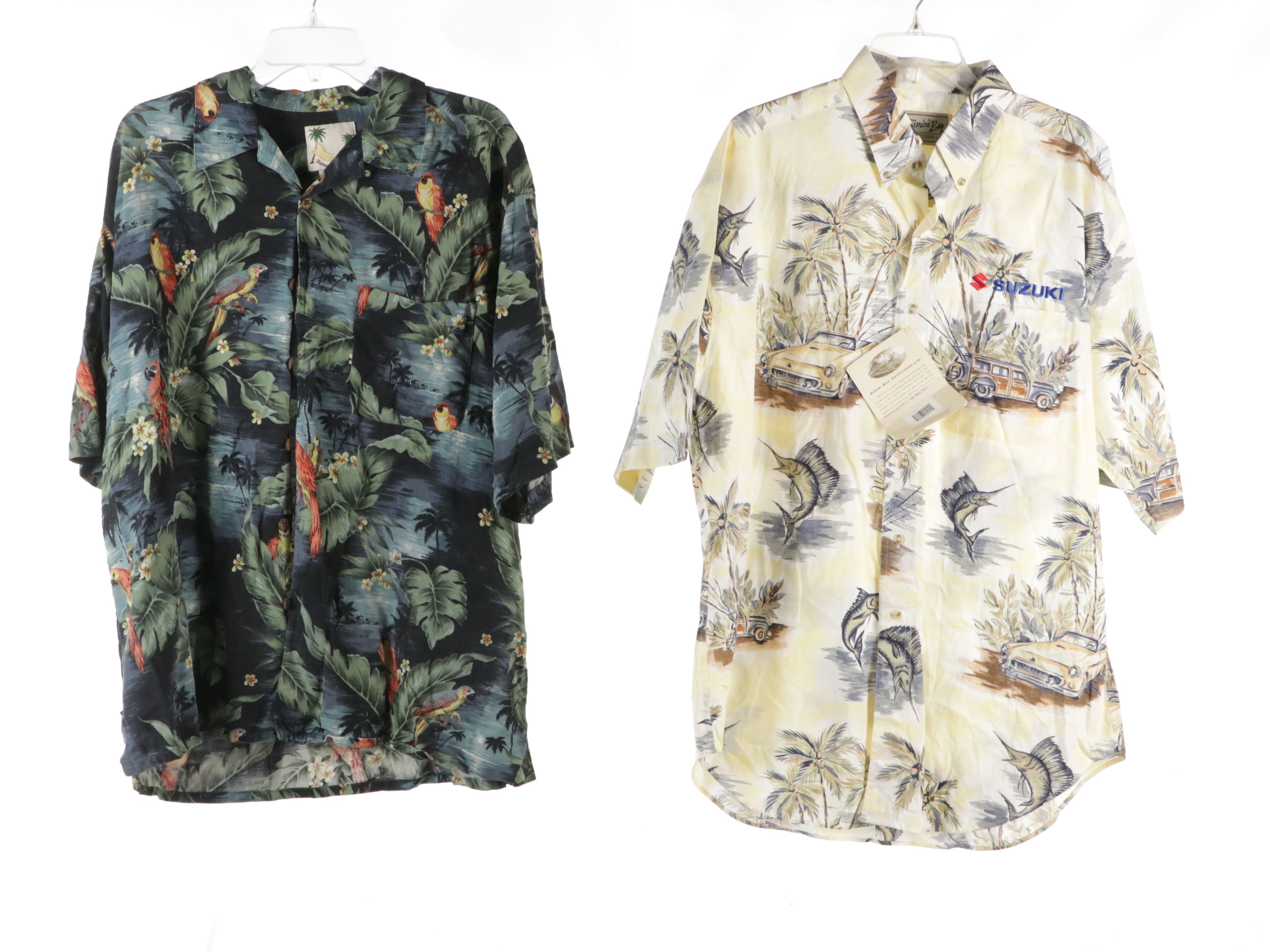 Men's Hawaiian Shirts Featuring Banana Cabana, Bimini Bay, Gap, and More