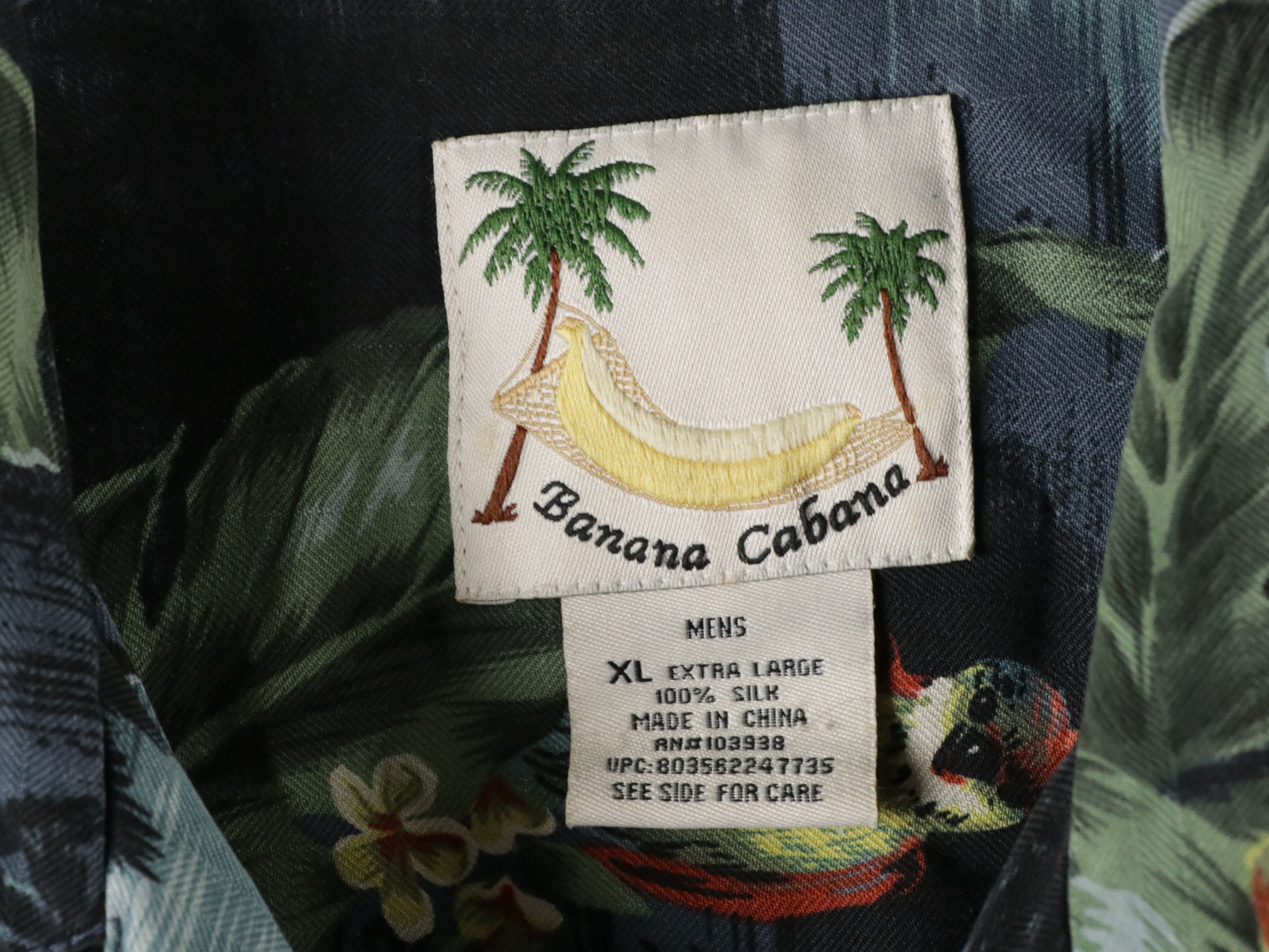 Men's Hawaiian Shirts Featuring Banana Cabana, Bimini Bay, Gap, and More