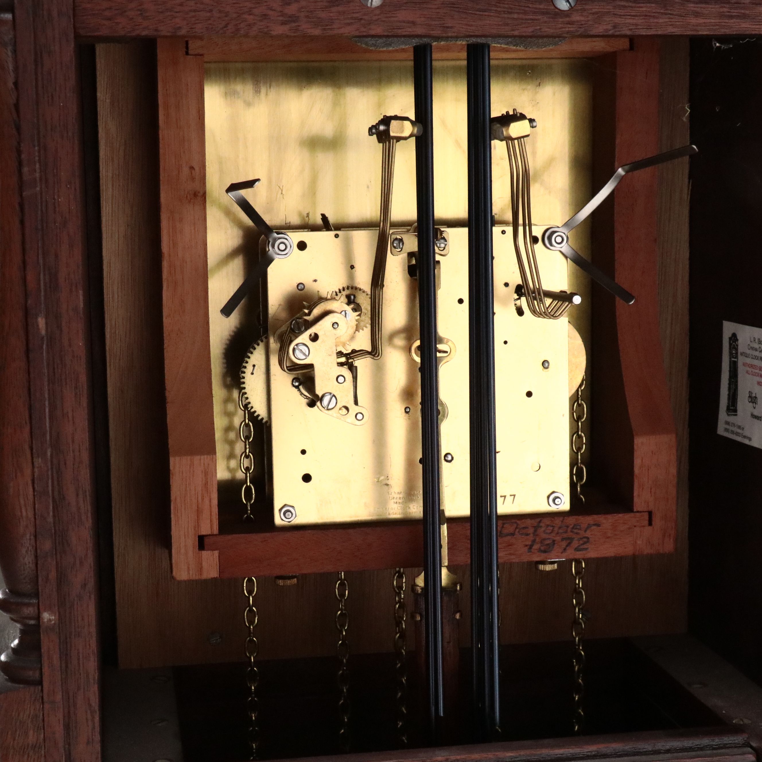 Walnut Grandfather Clock