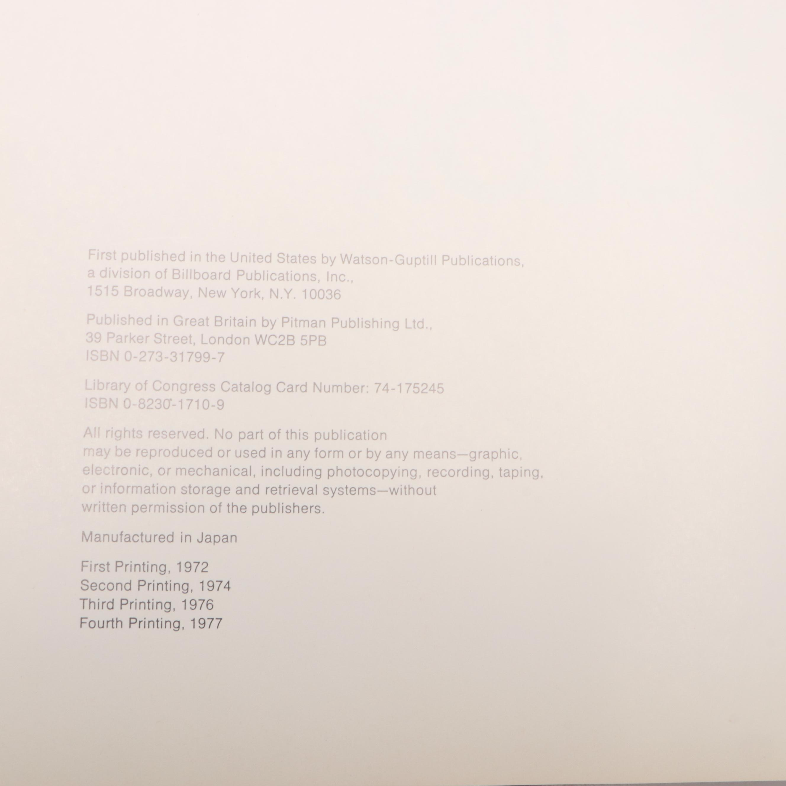 "Portrait Painting in Watercolor" Signed by Charles Reid with Other Art Books