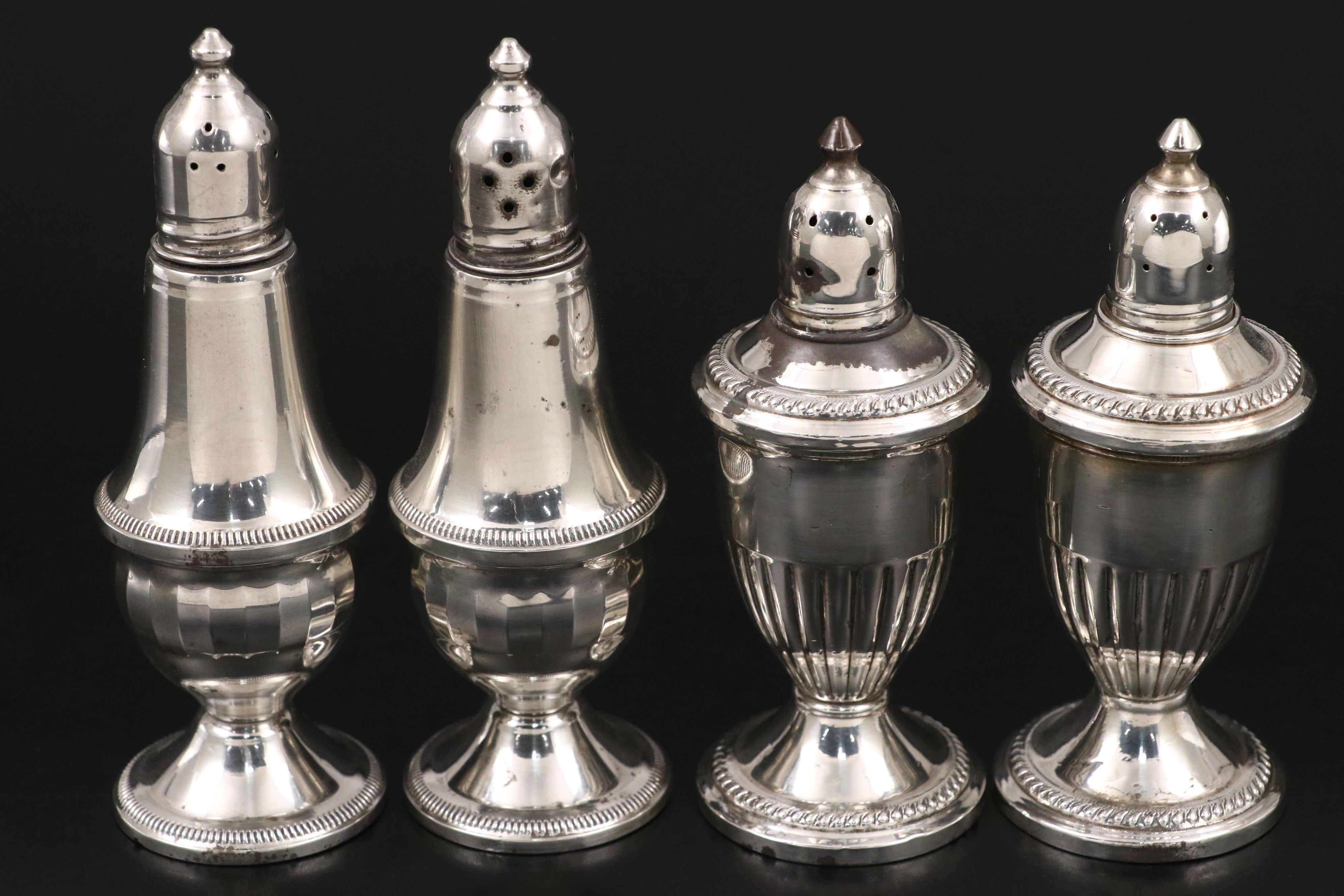 Towle Sterling Bowl with Duchin Creation and Other Sterling Shakers