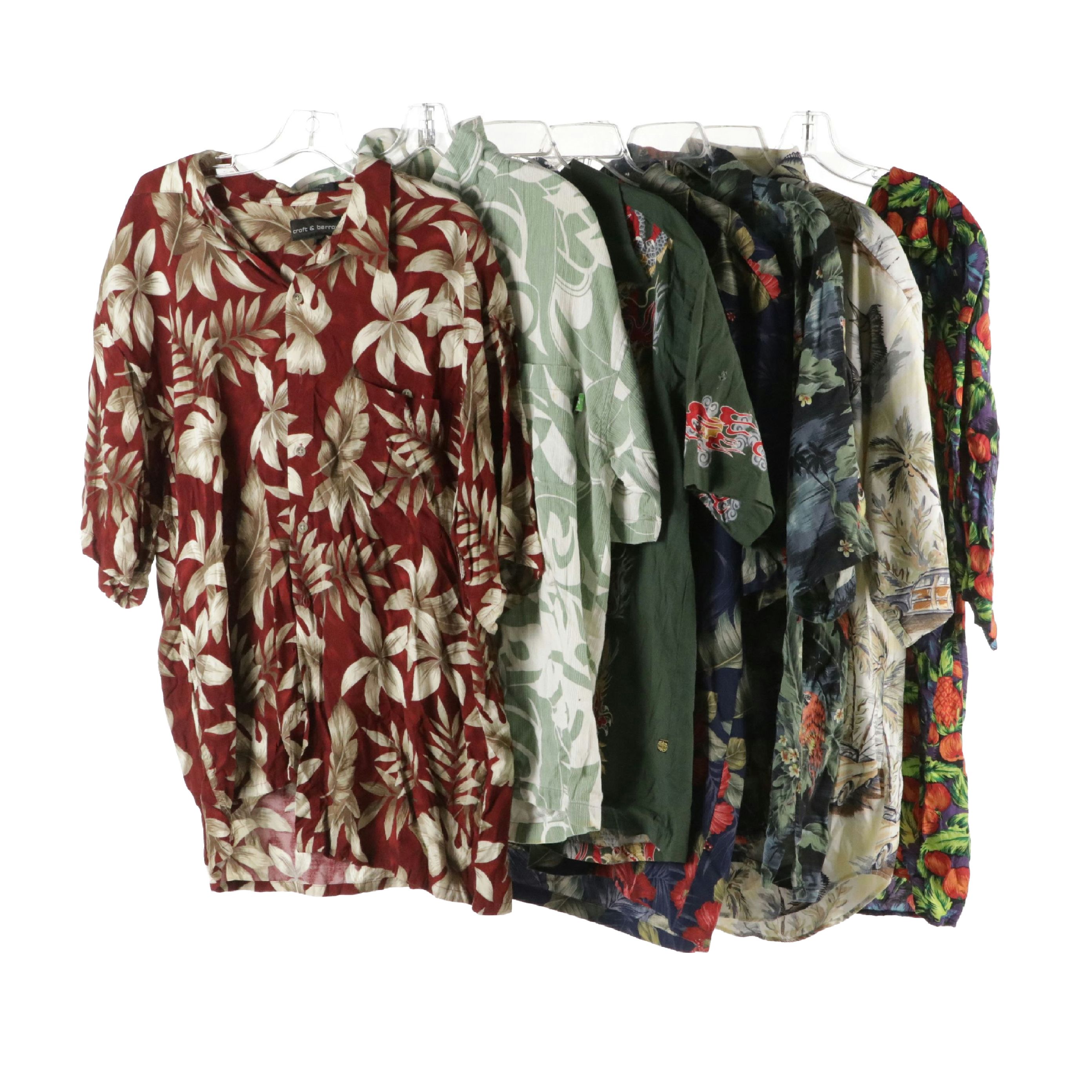 Men's Hawaiian Shirts Featuring Banana Cabana, Bimini Bay, Gap, and More