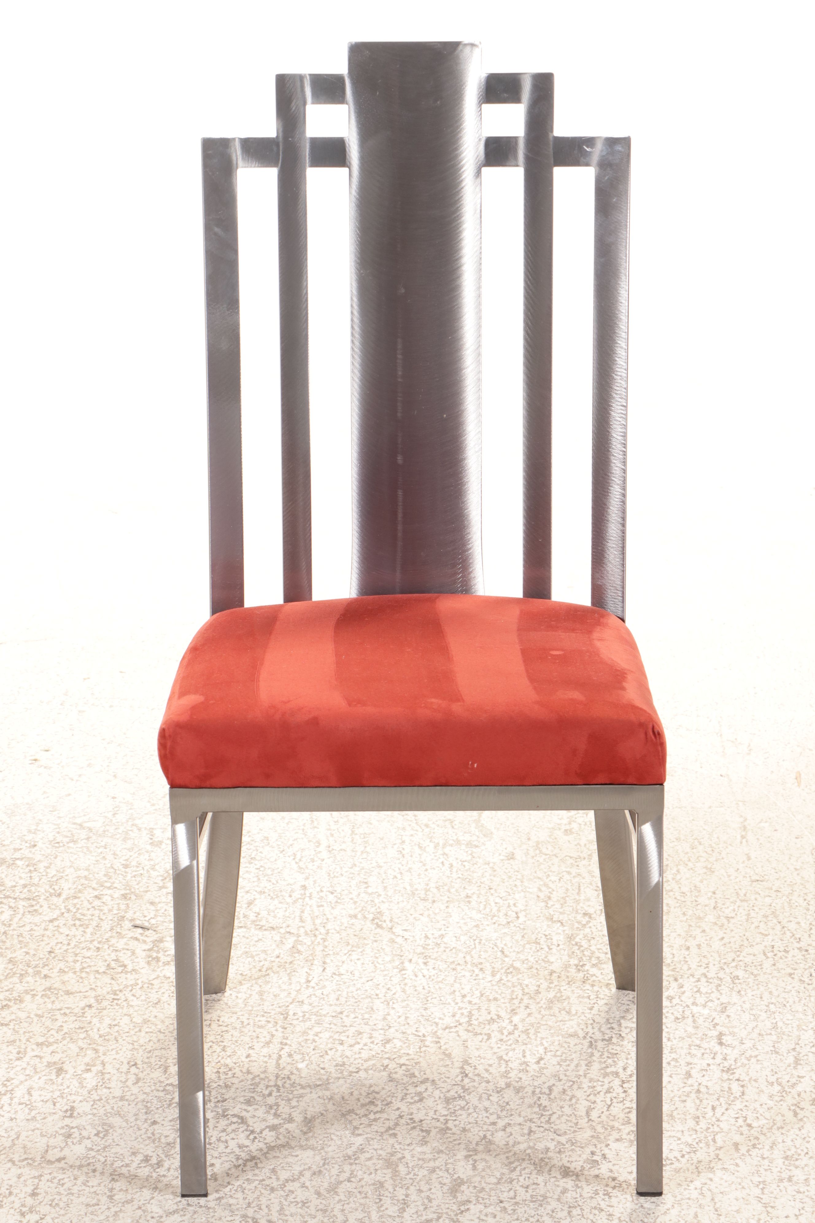 Three Piece Modern Art Deco Style Dining Set