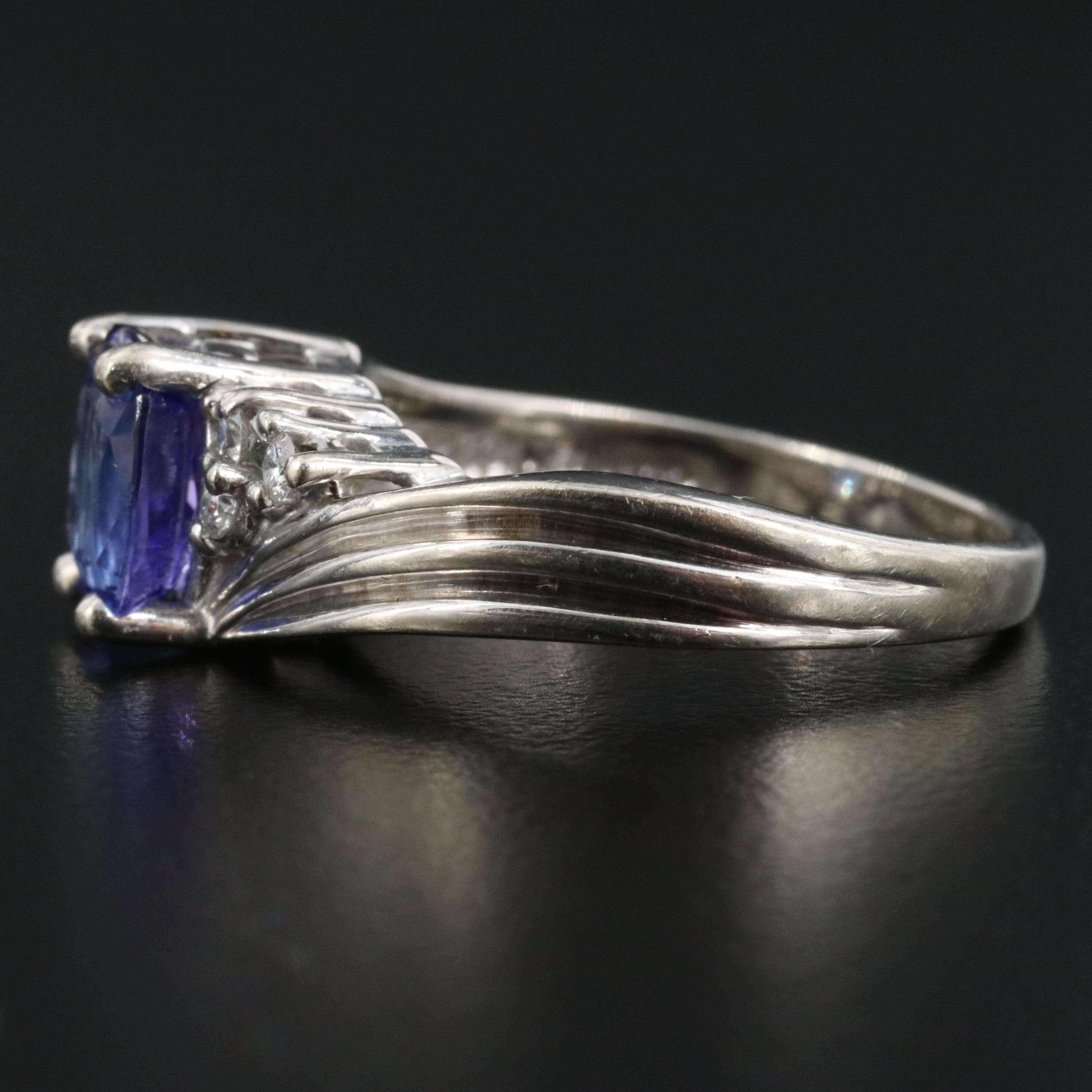 14K Tanzanite and Diamond Ring