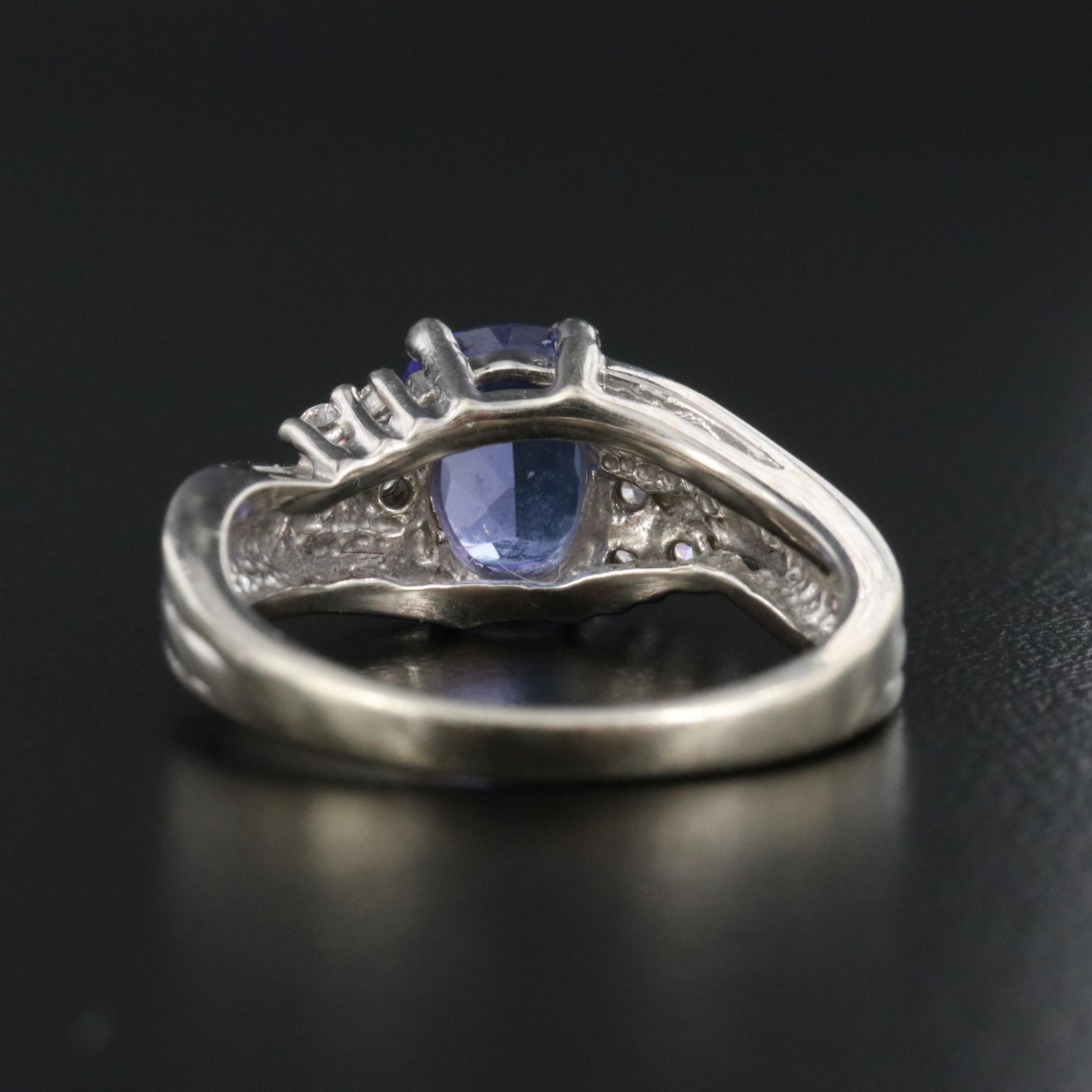 14K Tanzanite and Diamond Ring