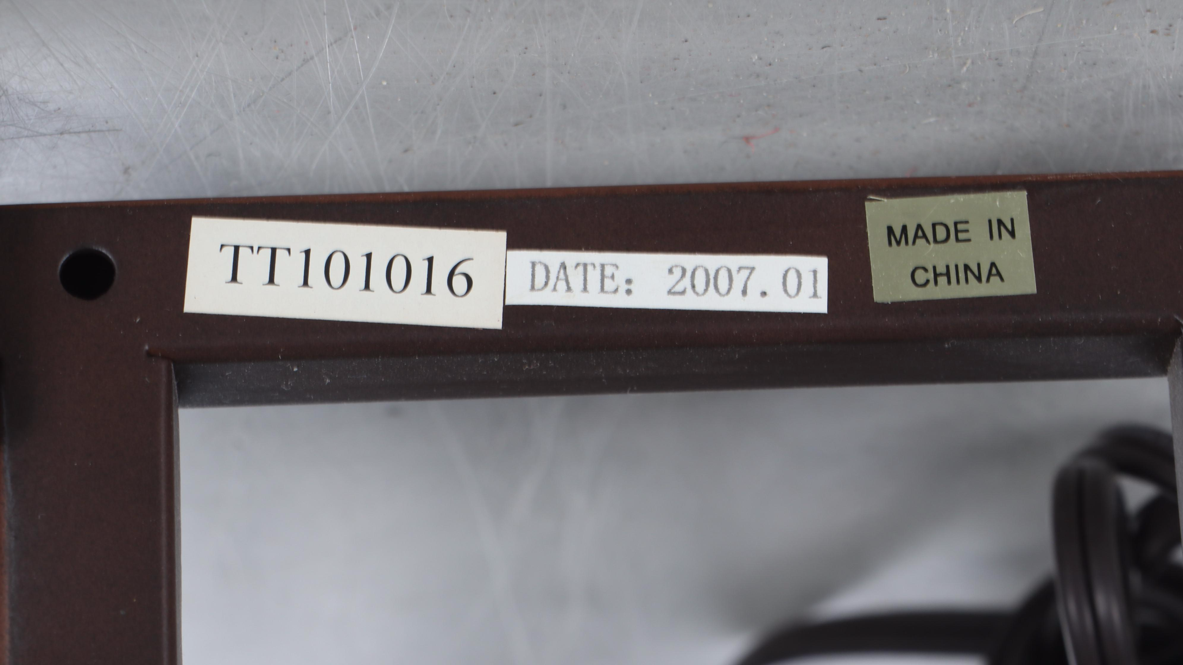 Mission Style Slag Glass Table Lamp