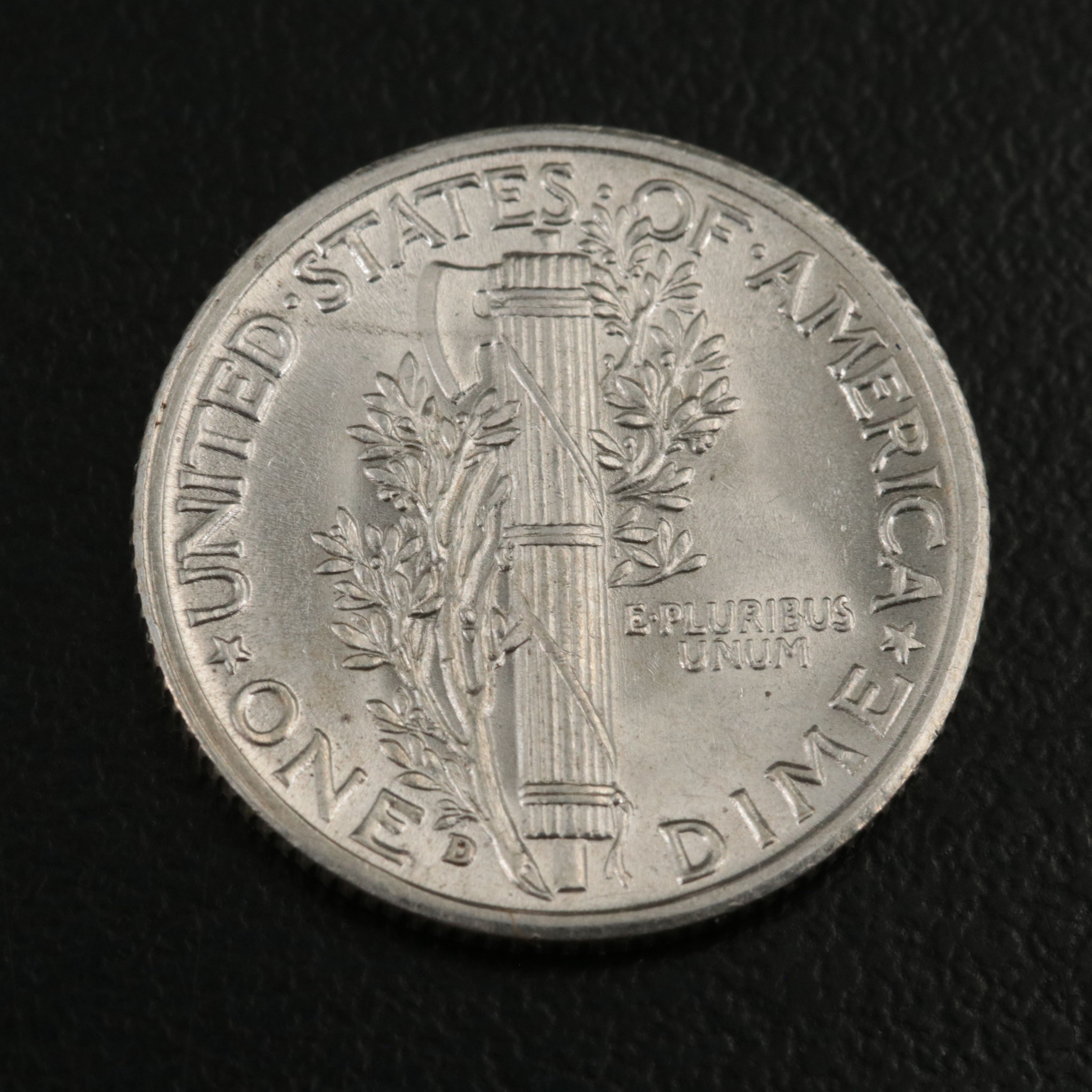 1938 and 1938-D Uncirculated Mercury Dimes