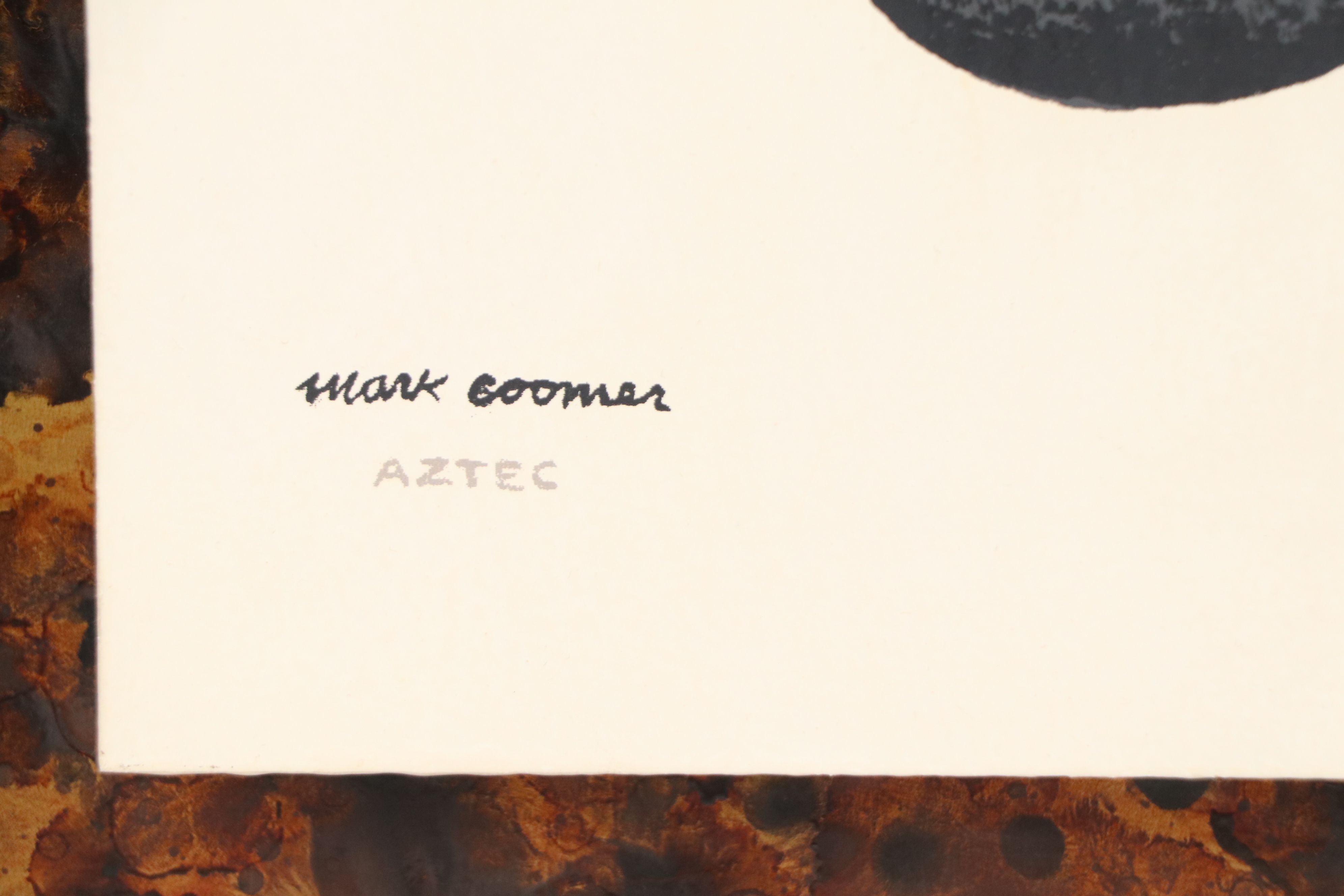 Mark Coomer Serigraphs of Mayan and Aztec Face Masks