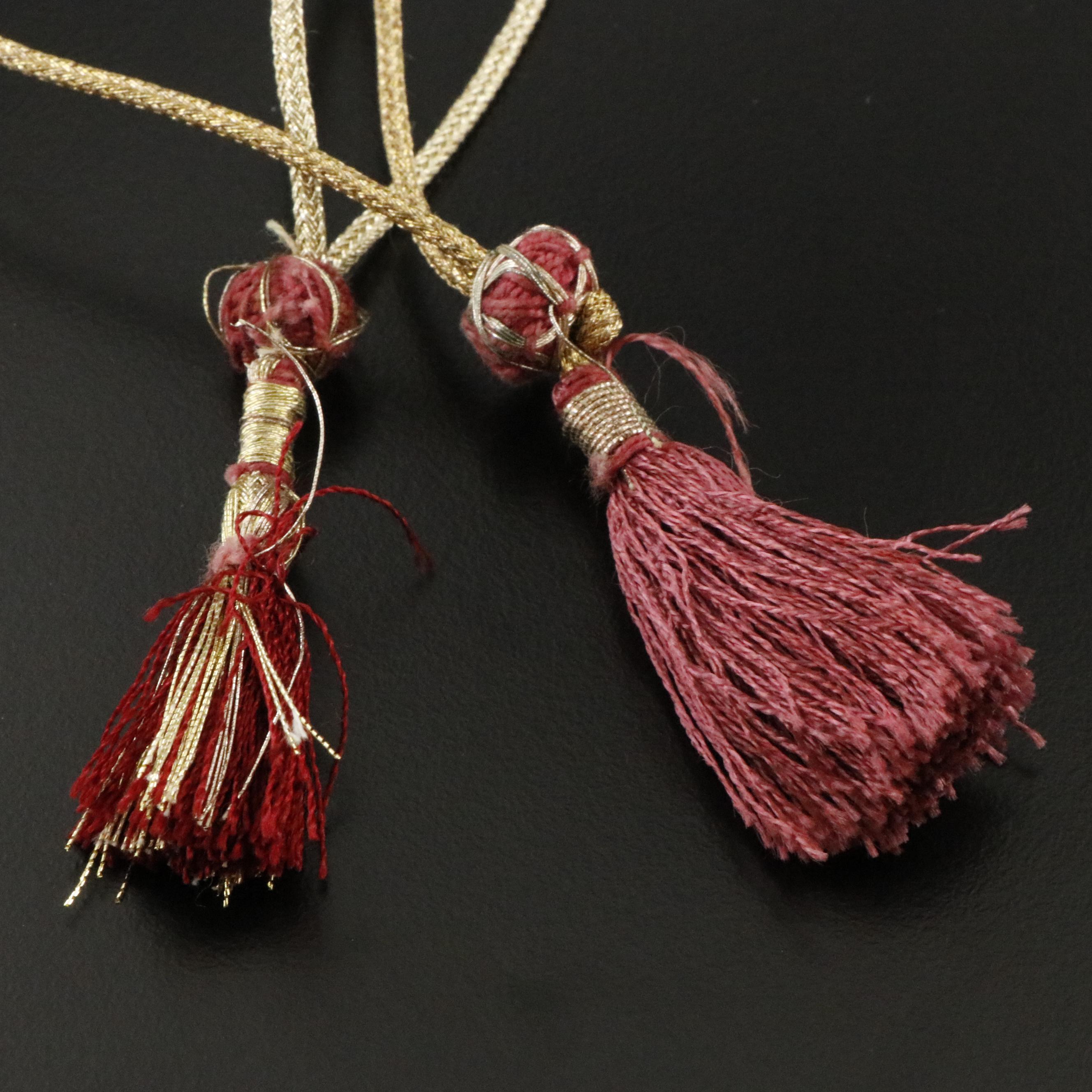 Indian Garnet, Glass and Enamel Necklaces
