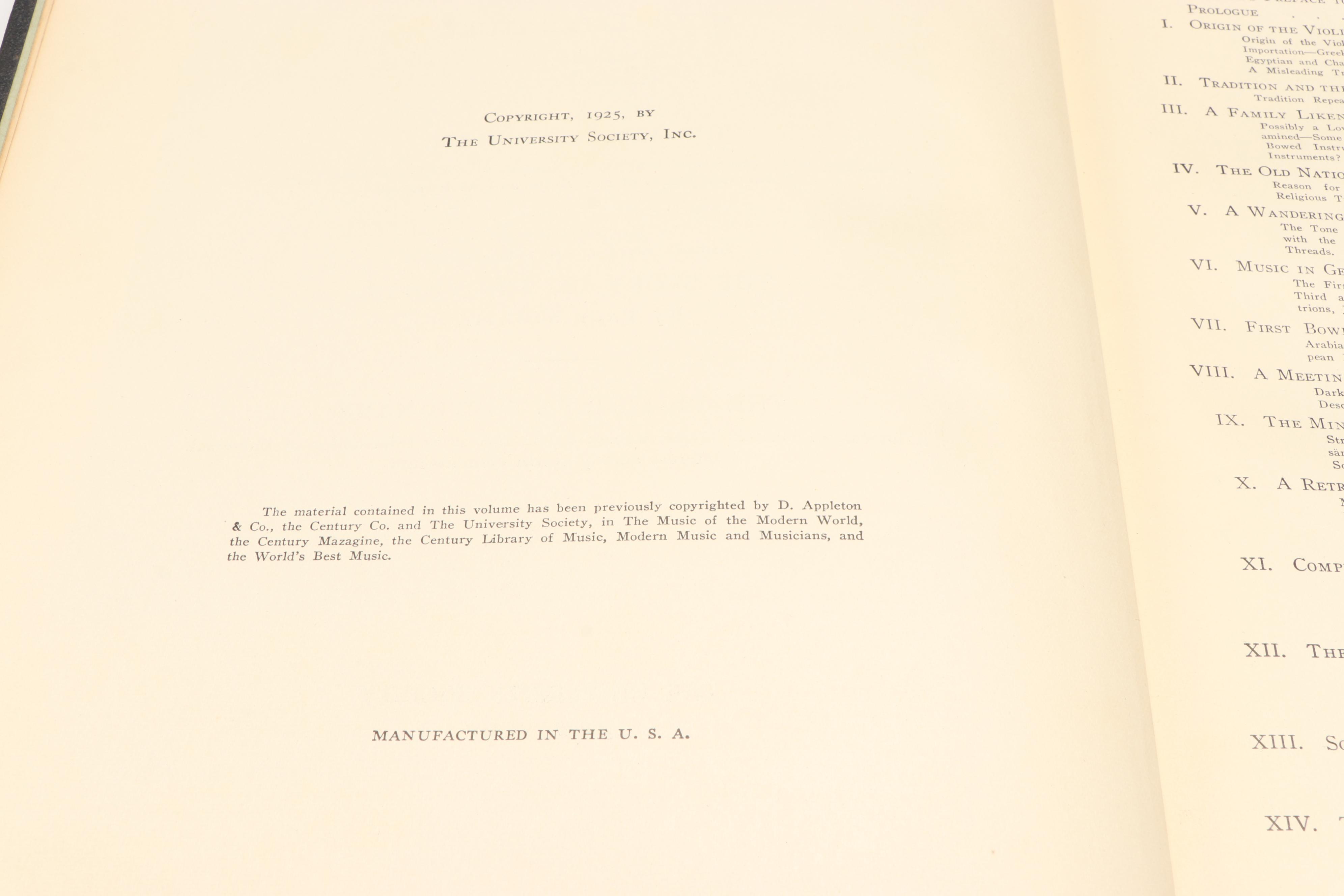 "The International Library of Music" and More Music History Books