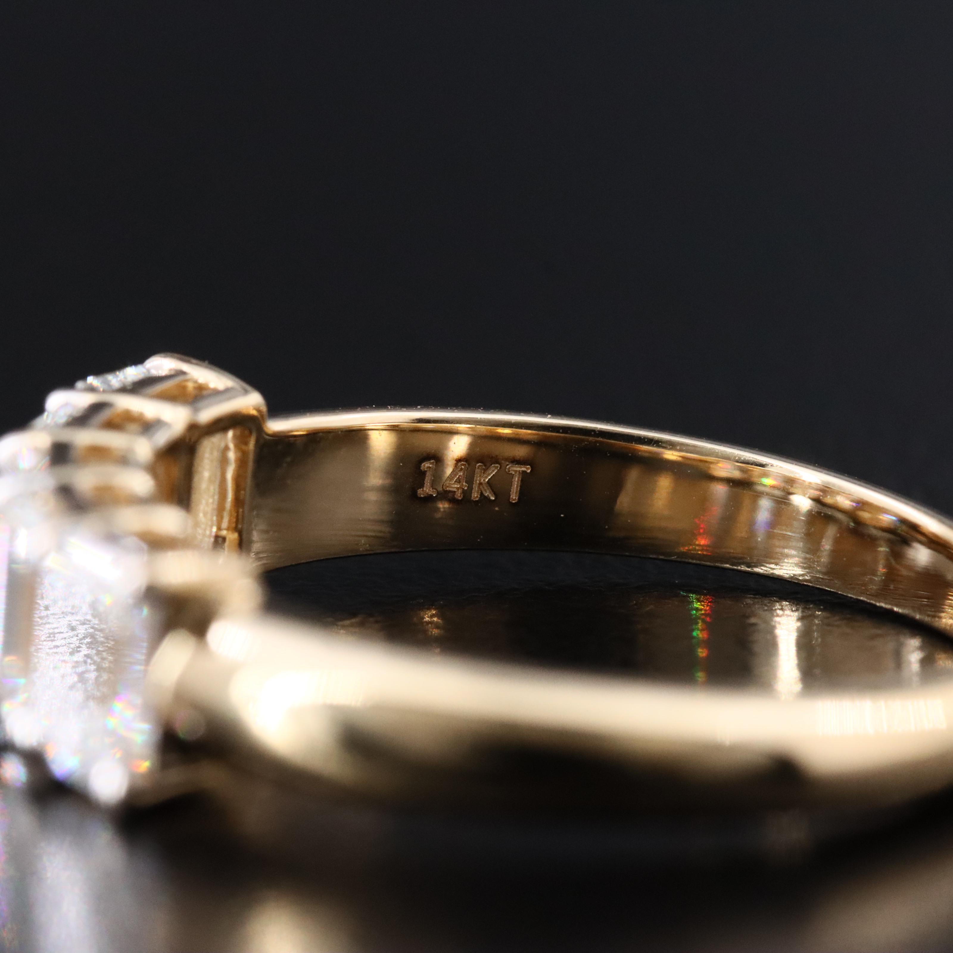 14K 1.37 CTW Lab Grown Diamond Ring