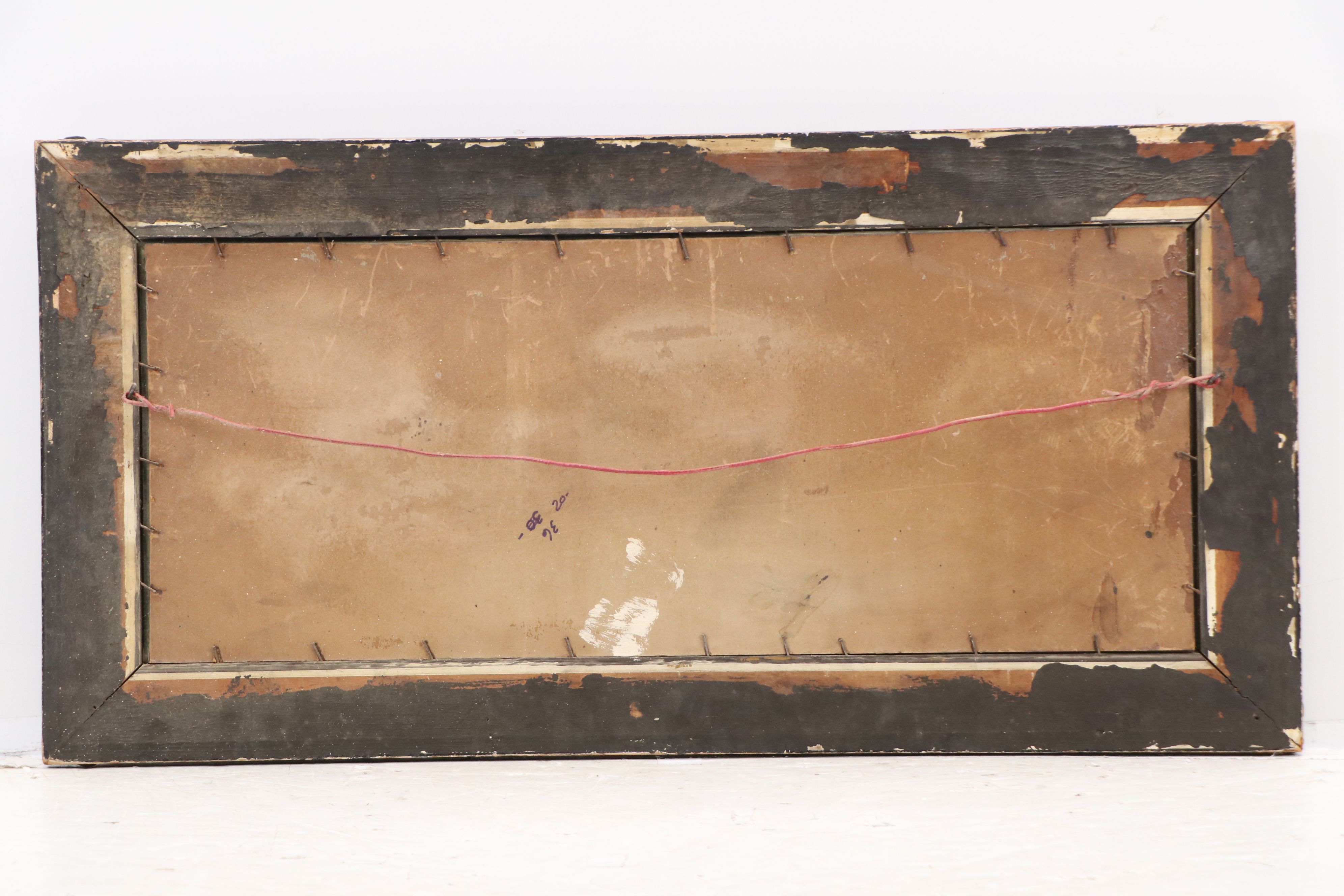 Landscape Oil Painting of Cottage Along River