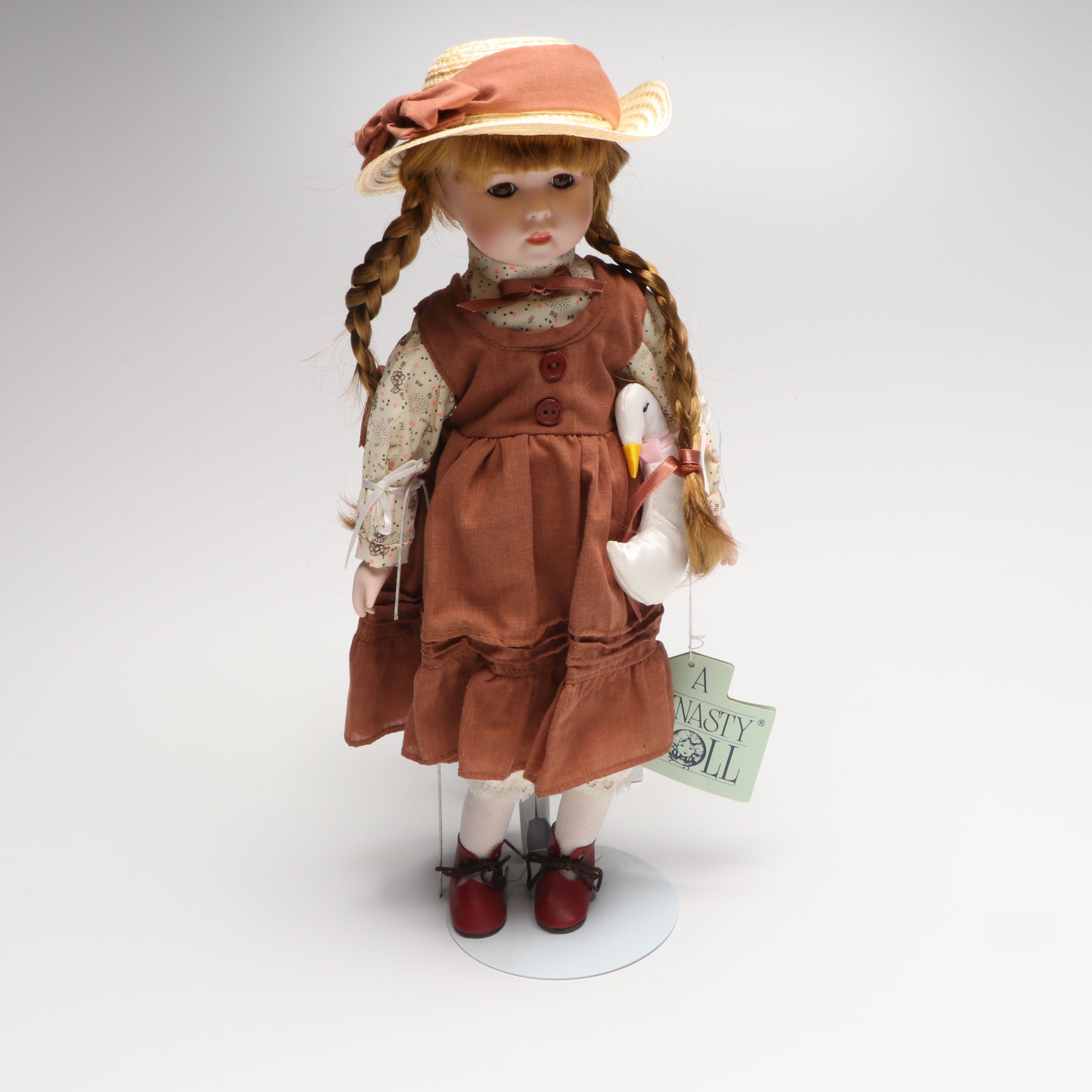 Victorian Style Geppeddo and Other Clothed Bisque Dolls
