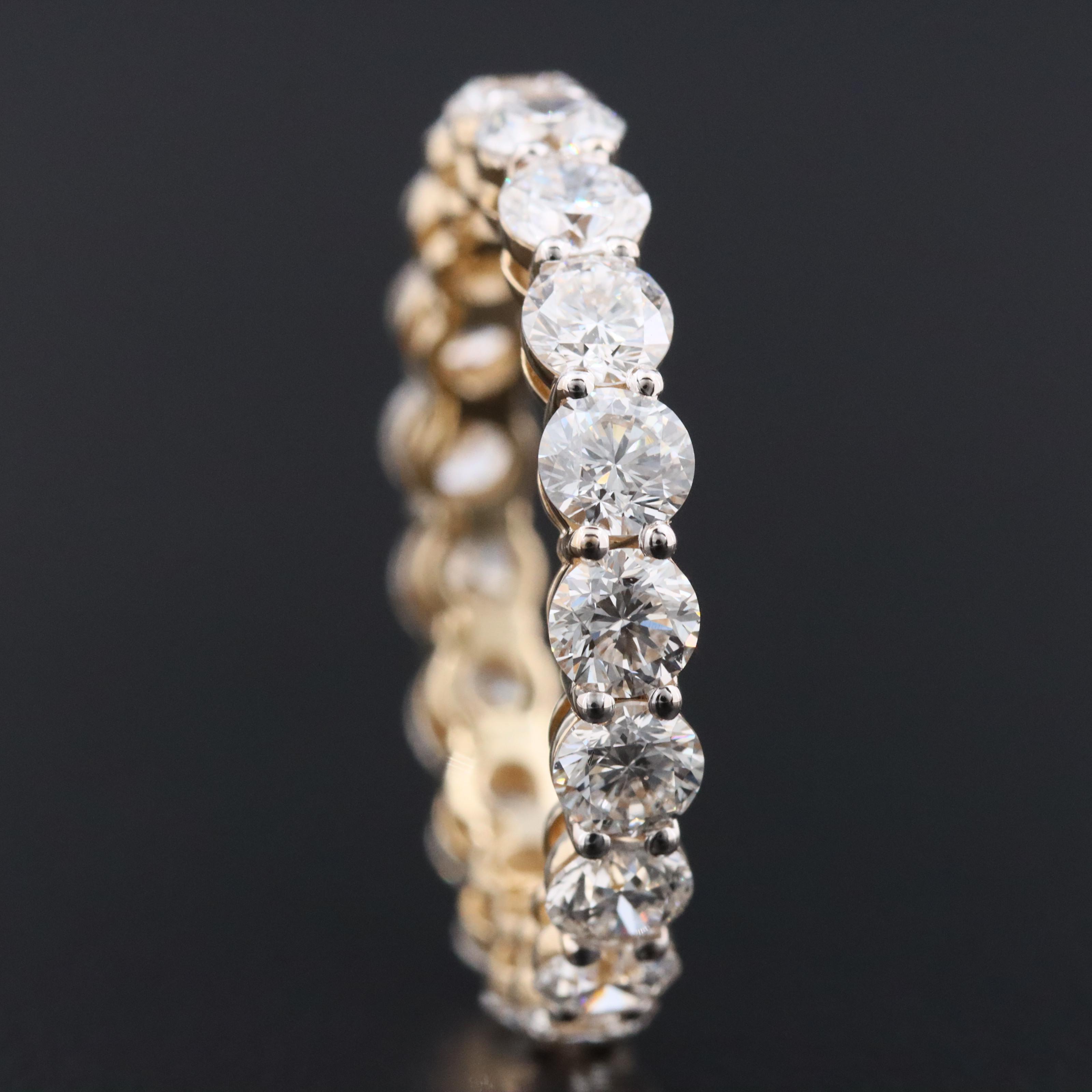 14K 3.31 CTW Lab Grown Diamond Eternity Band