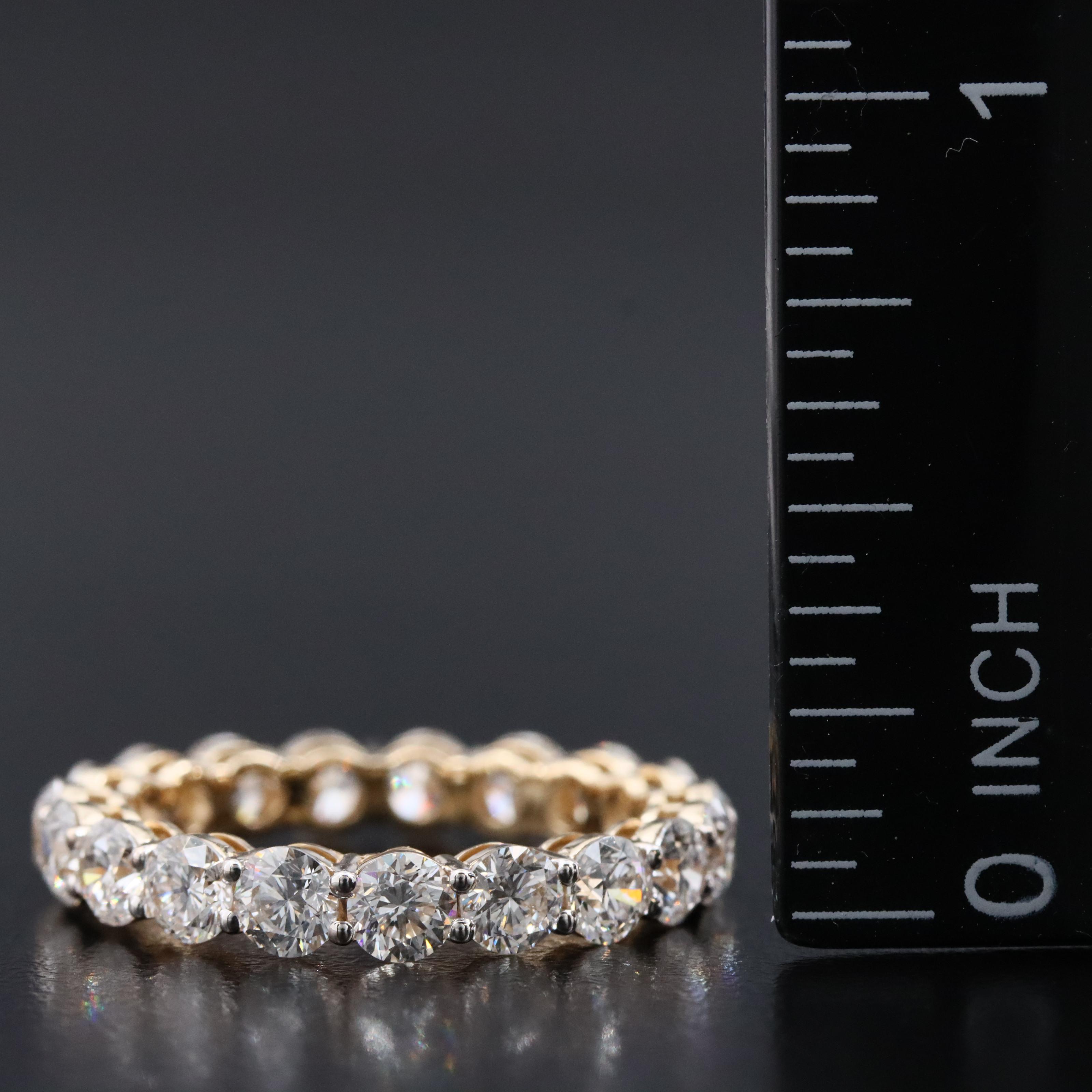 14K 3.31 CTW Lab Grown Diamond Eternity Band