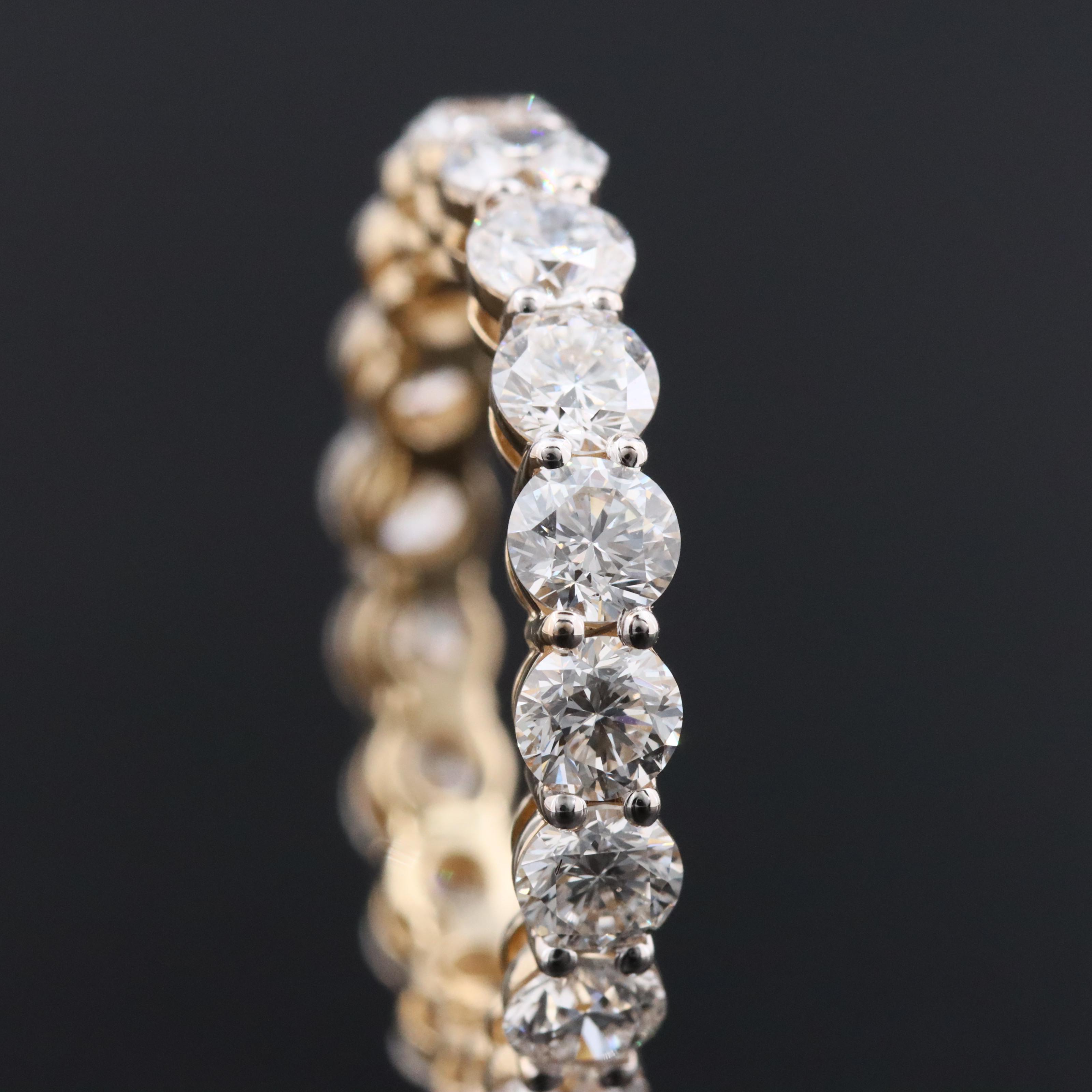 14K 3.31 CTW Lab Grown Diamond Eternity Band