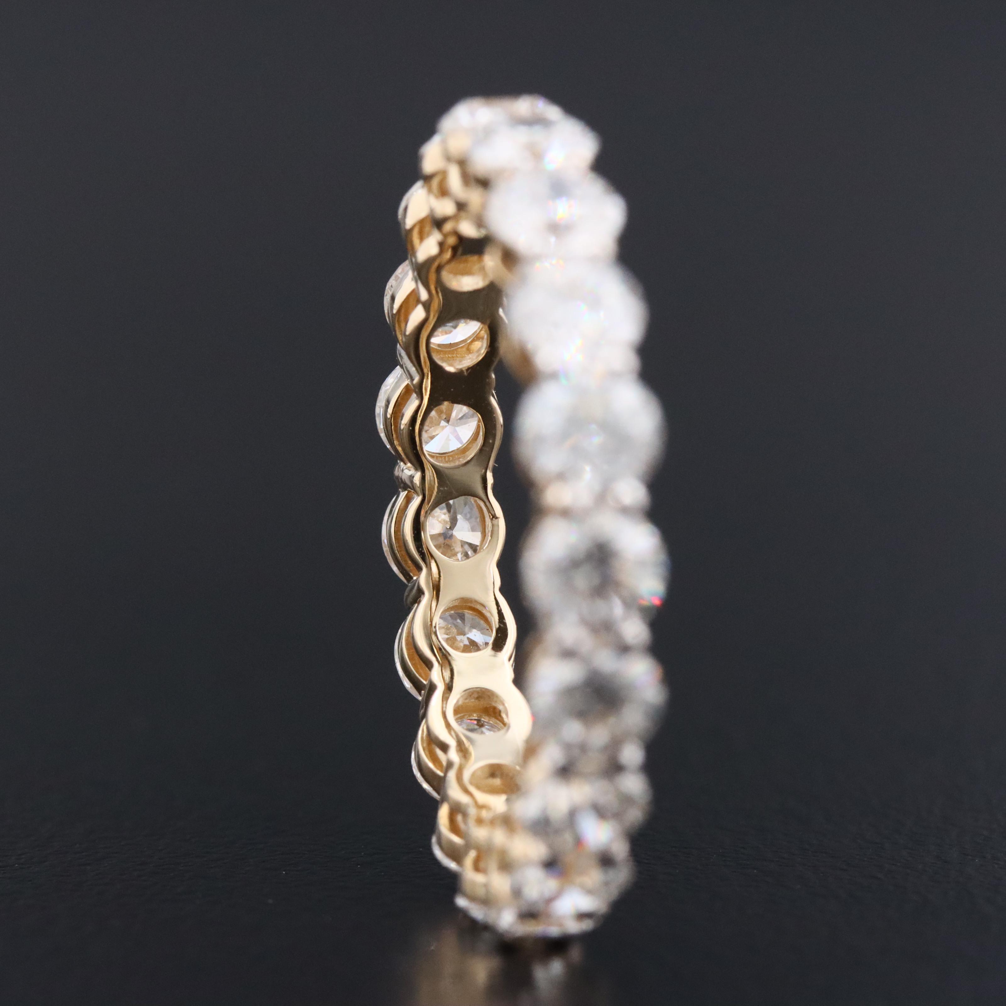 14K 3.31 CTW Lab Grown Diamond Eternity Band