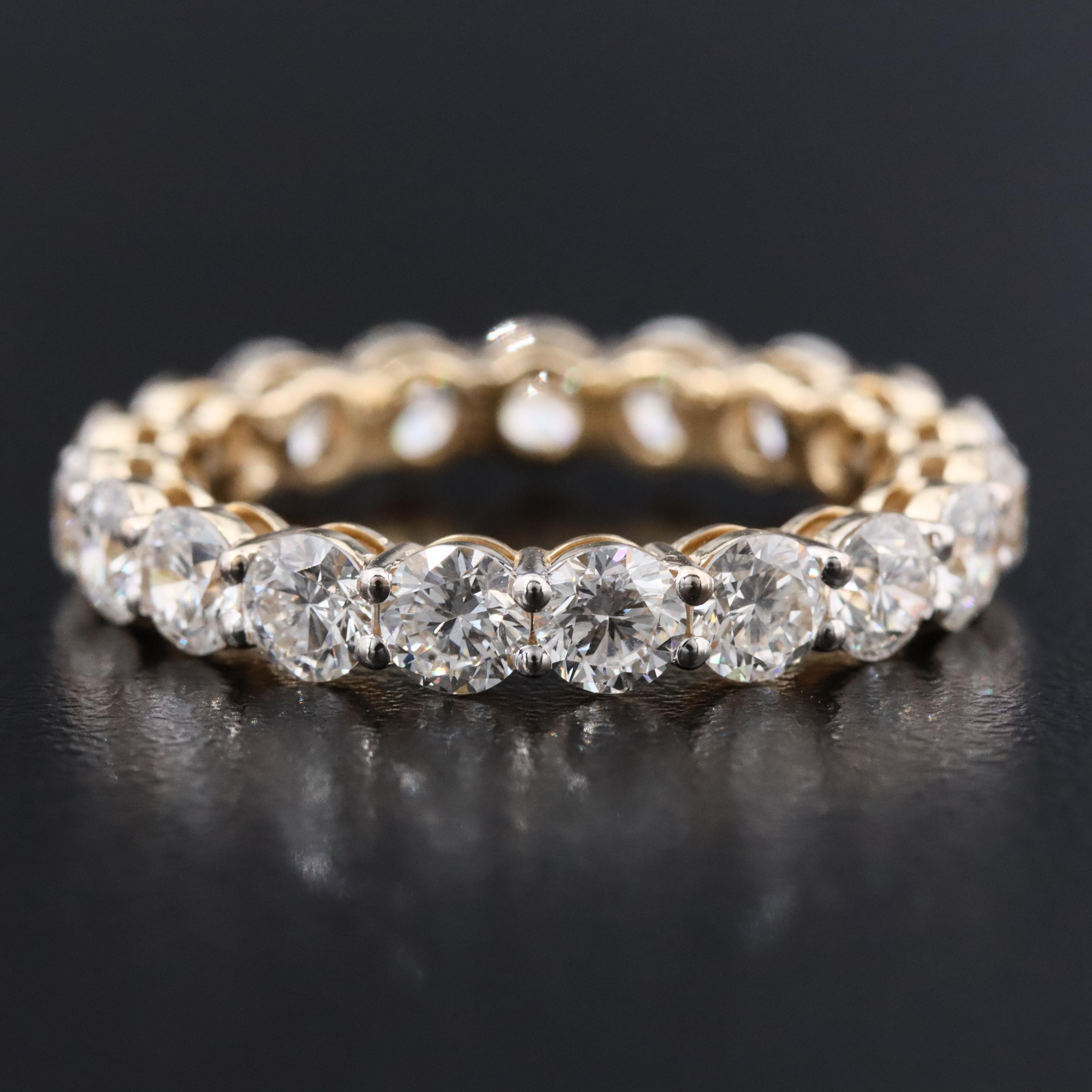 14K 3.31 CTW Lab Grown Diamond Eternity Band