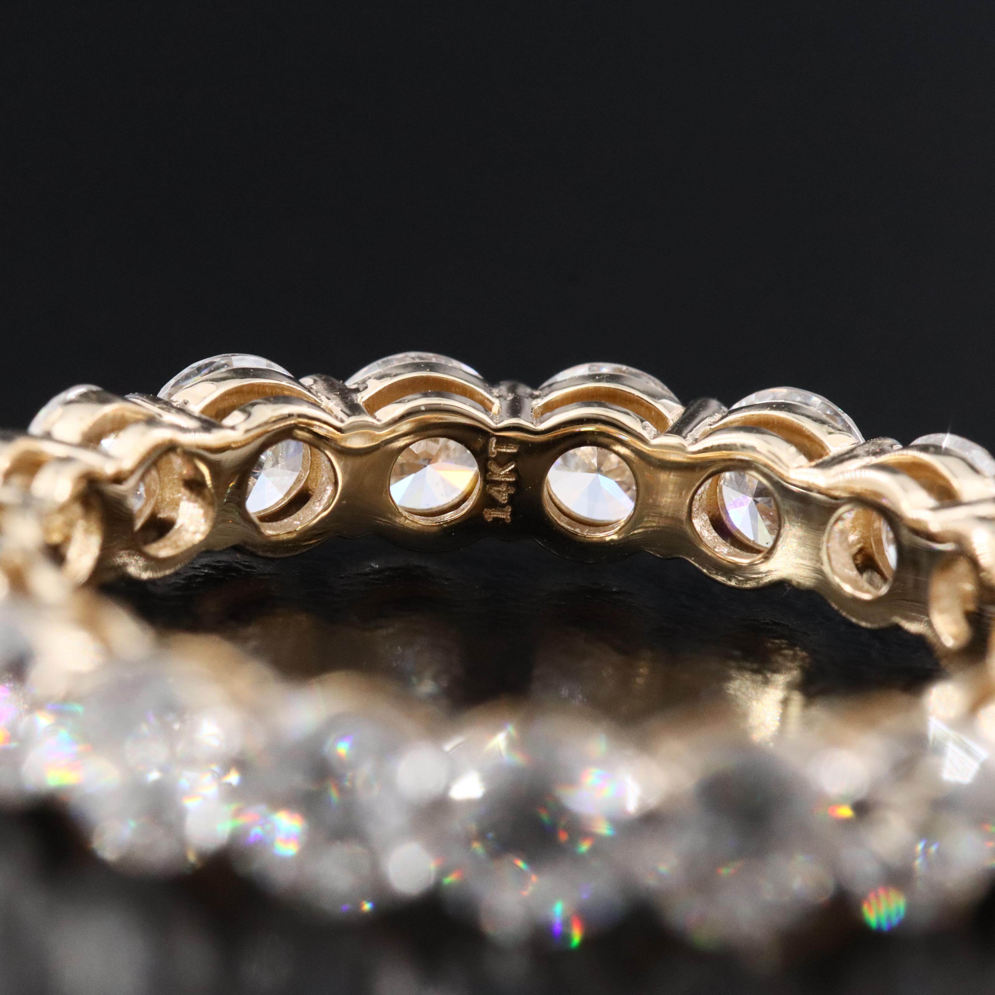 14K 3.31 CTW Lab Grown Diamond Eternity Band