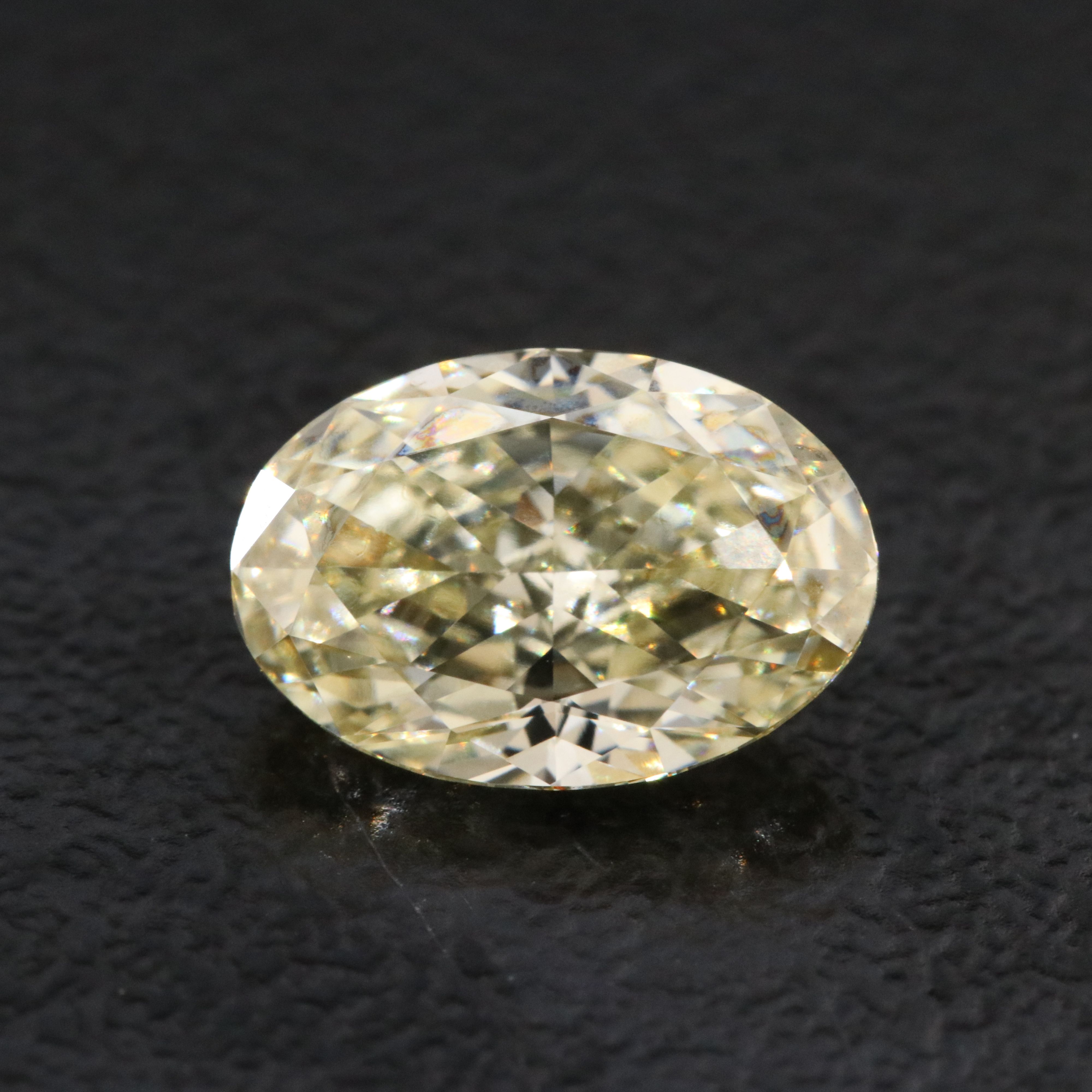 Loose 1.54 CT Lab Grown Fancy Yellow Diamond with IGI Report