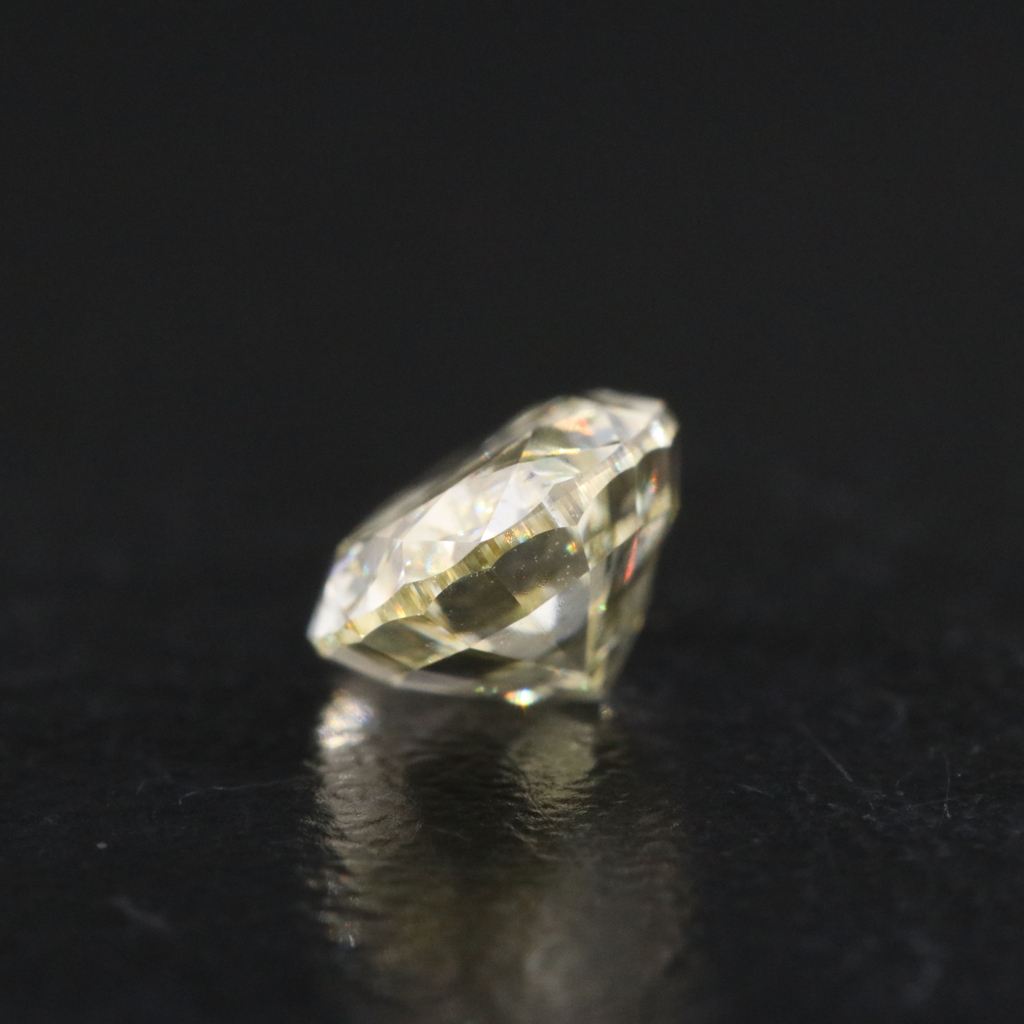 Loose 1.54 CT Lab Grown Fancy Yellow Diamond with IGI Report
