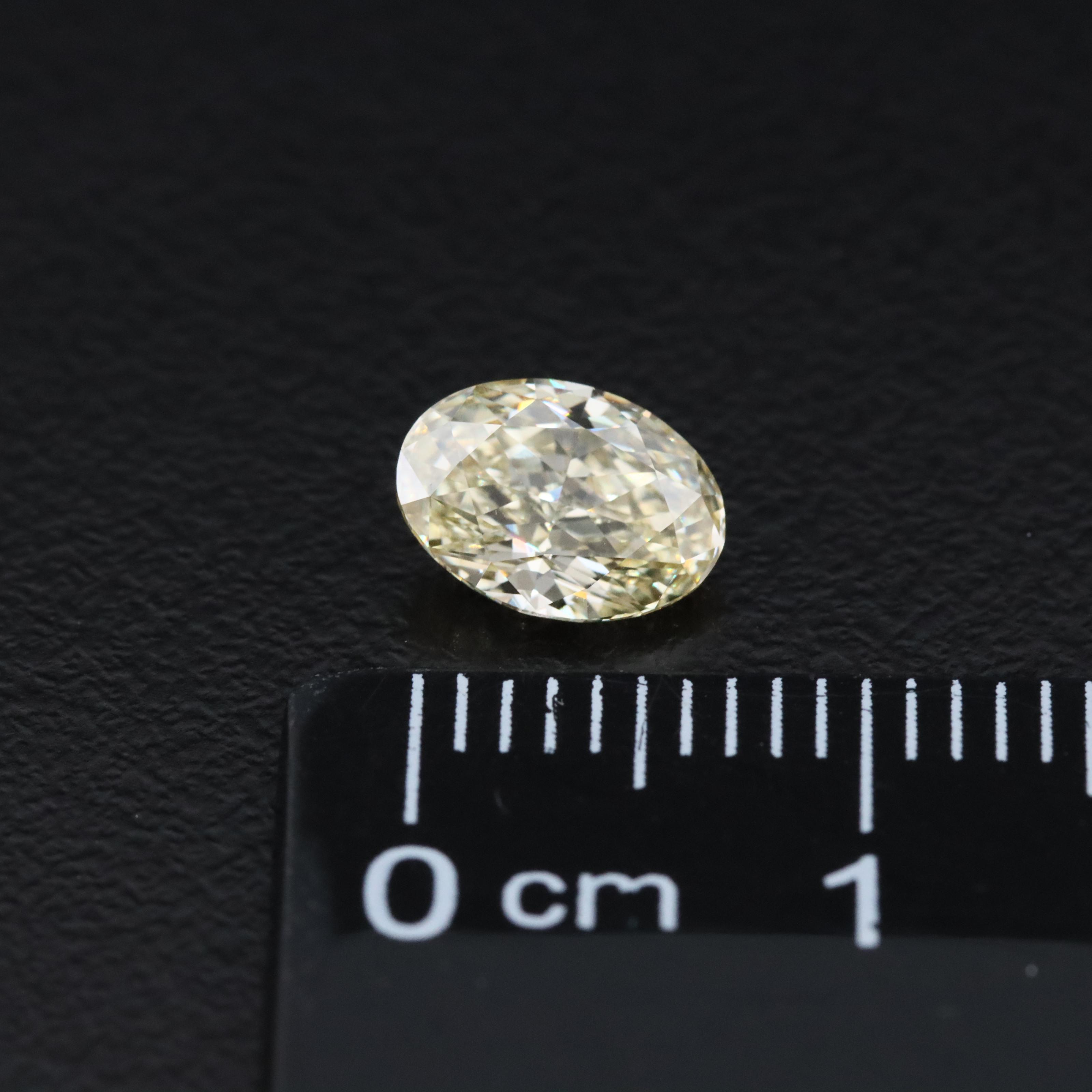 Loose 1.04 CT Lab Grown Fancy Yellow Diamond with IGI Report