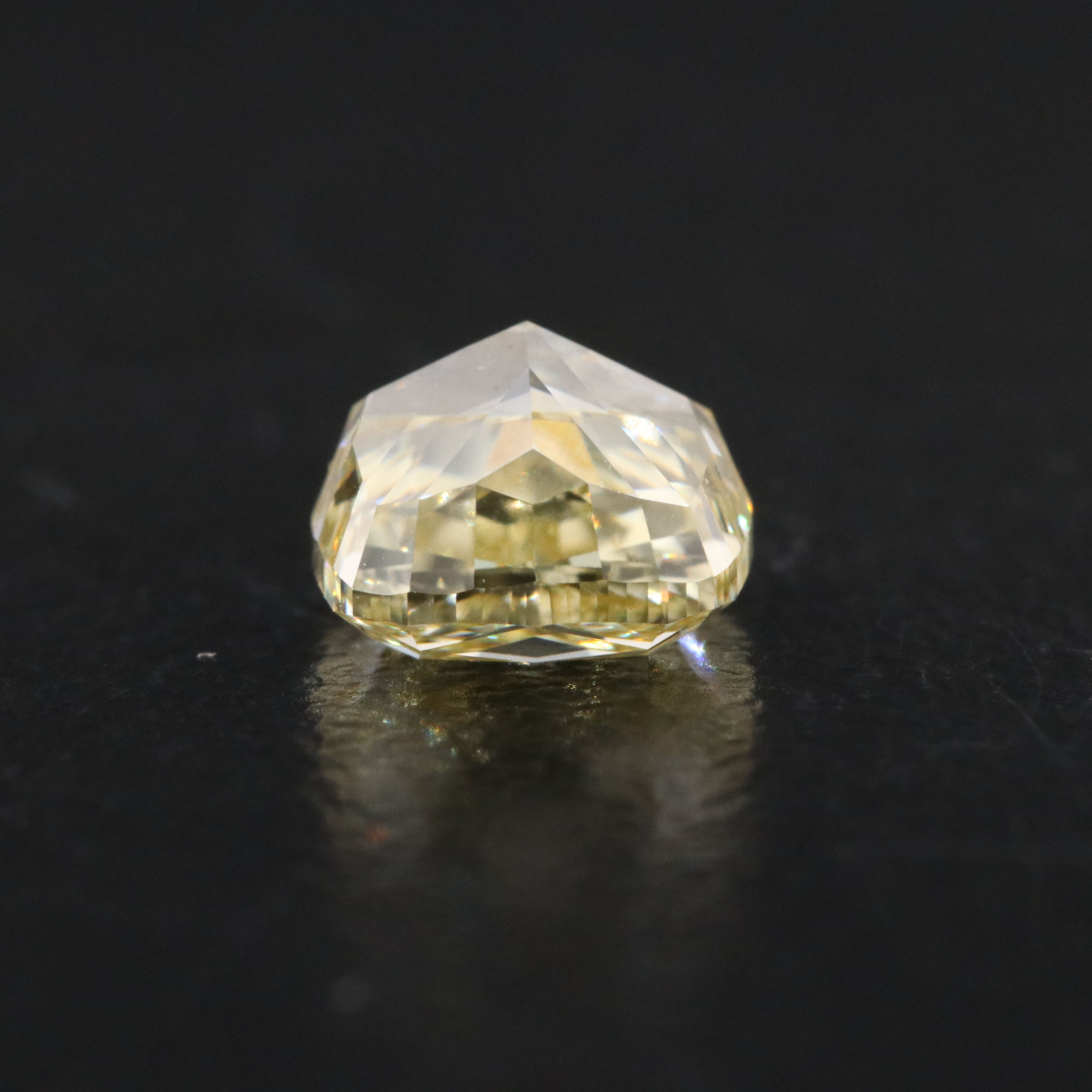 Loose 1.54 CT Lab Grown Fancy Yellow Diamond with IGI Report