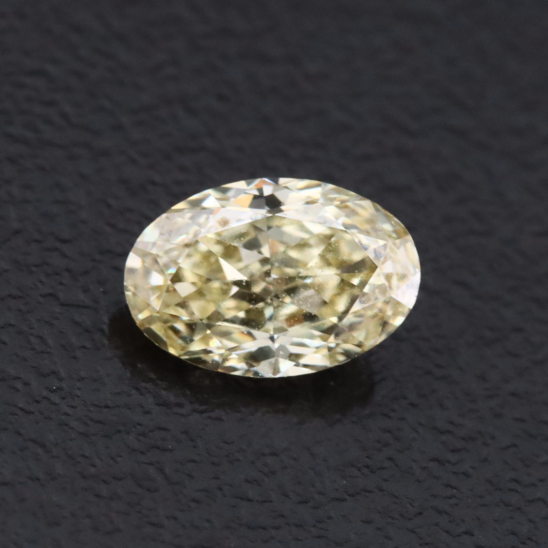 Loose 1.05 CT Lab Grown Fancy Yellow Diamond with IGI Report